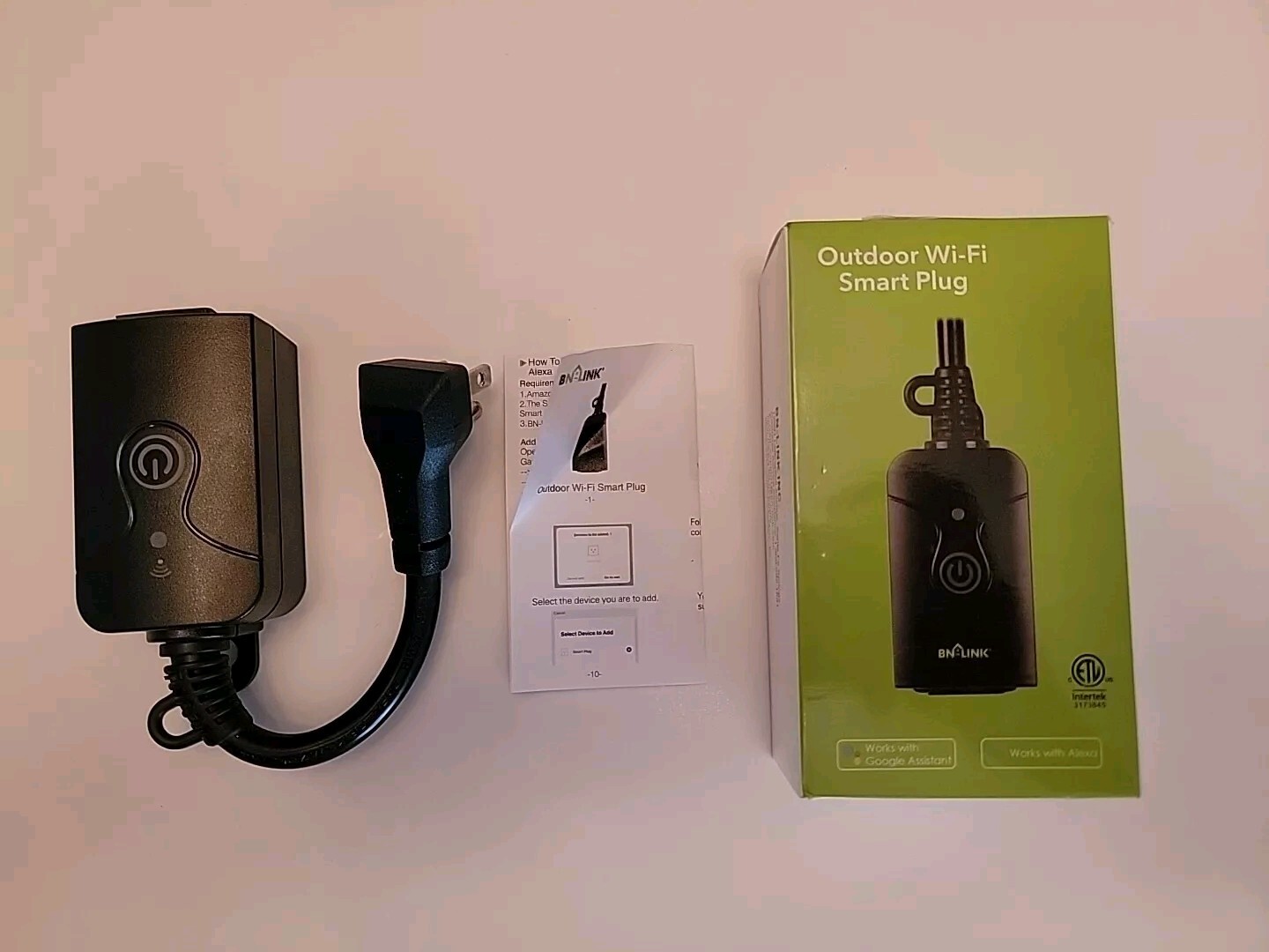 NEW intertek Control Wifi Smart Plug Wireless Uses Apple/Google Play