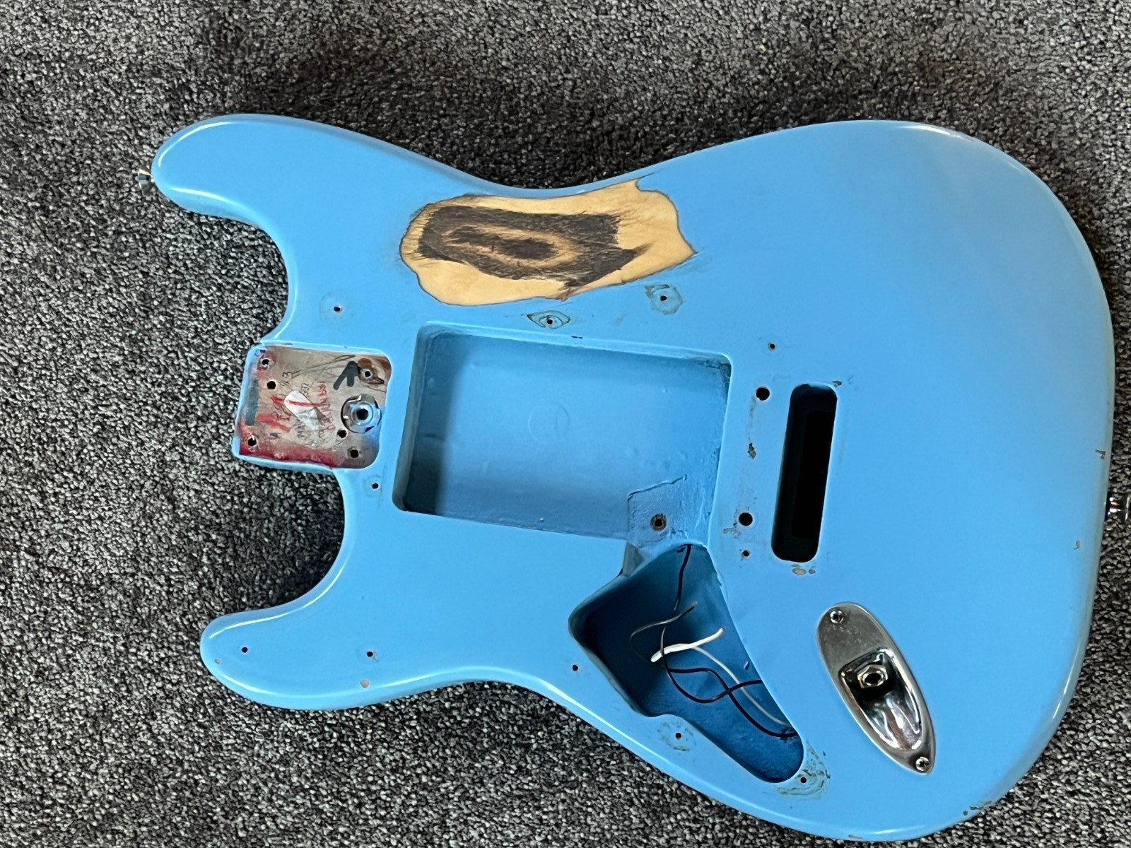 1997 Fender American Standard Stratocaster guitar body lefty left hand