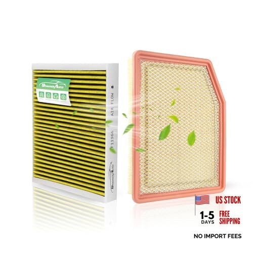 Engine and Cabin Air Filter For Silverado 1500 19-26|Tahoe＆Suburban 21-26 etc.