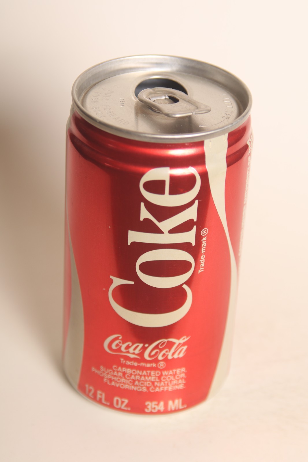 Coke soda can - 12oz