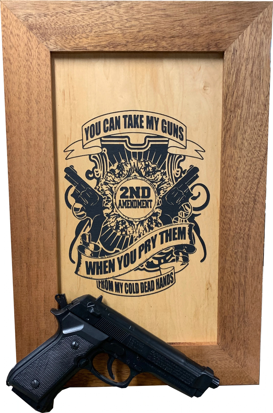 Bellewood Designs 2nd Amendment Take My Guns Hidden Gun Storage Firearm Concealm