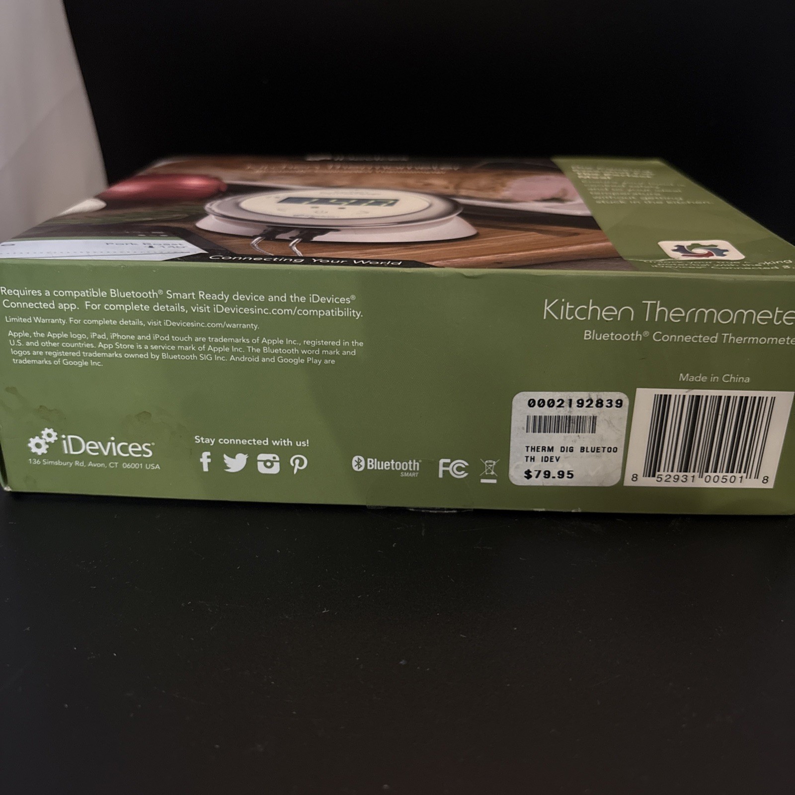 iDevices Bluetooth Connected Kitchen Thermometer BRAND NEW