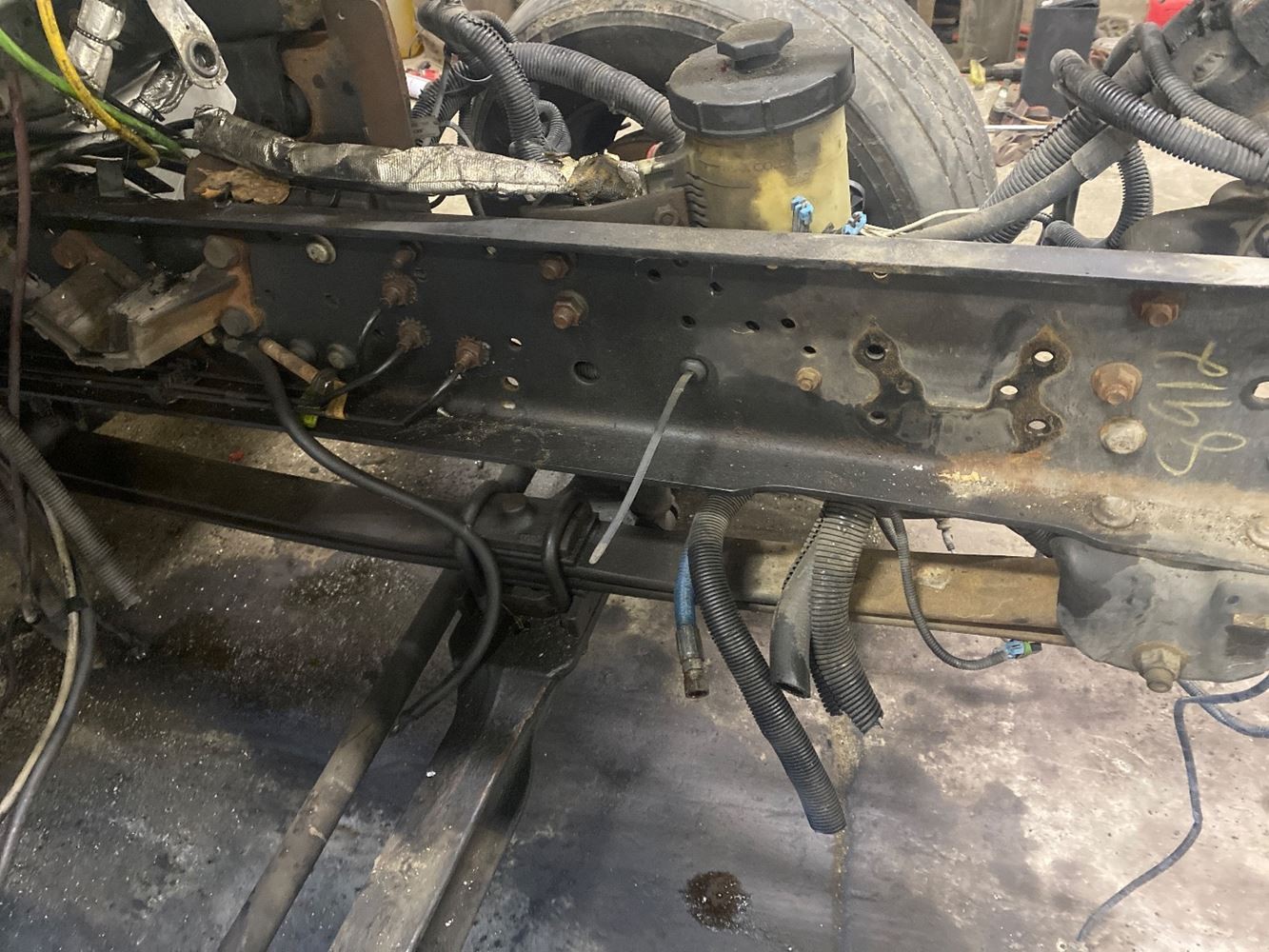 Used 2012 International DuraStar 4300, LEAF SPRINGS,  Drive side, 3” width, 54”