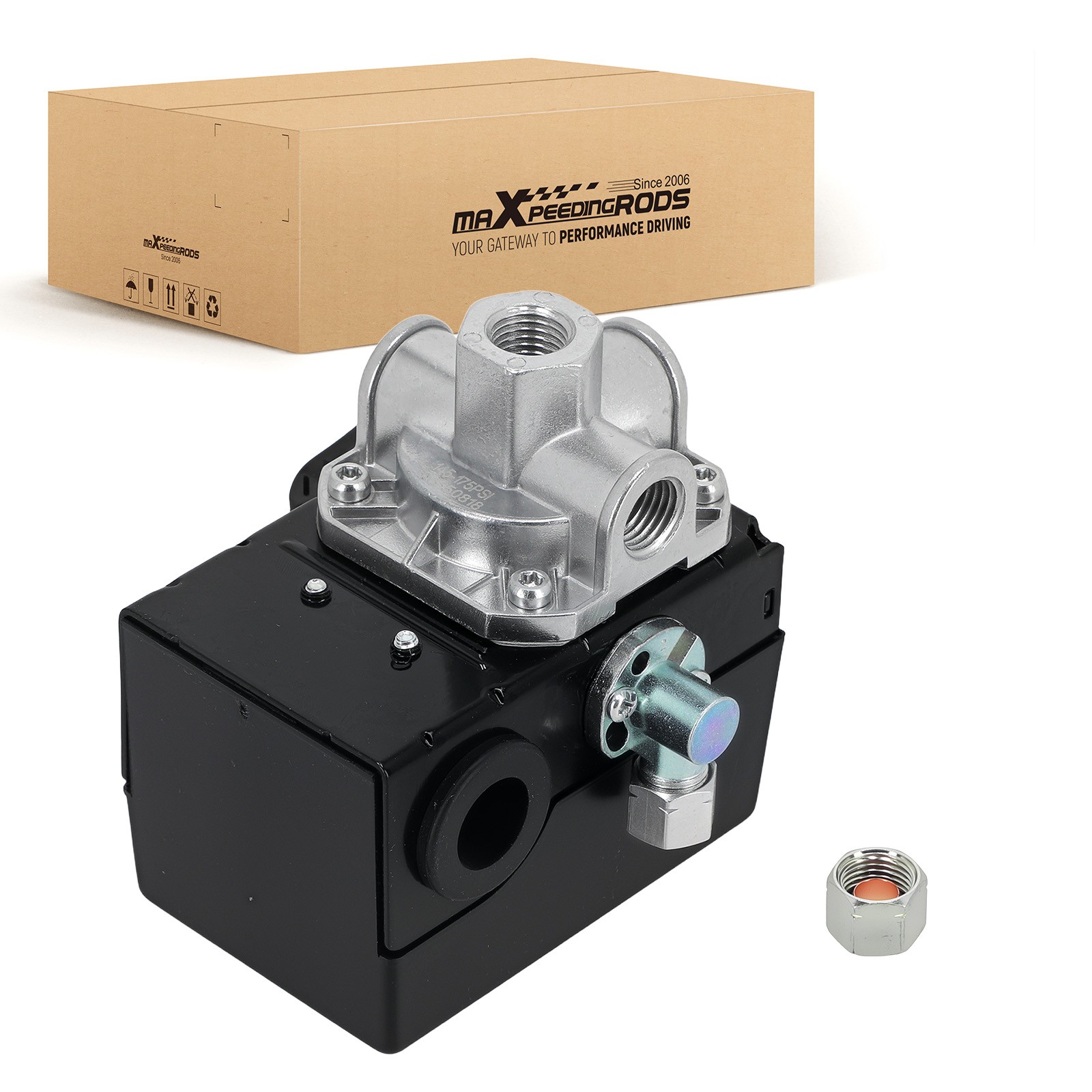 Air Compressor  Pressure Switch for Ingersoll Rand 145/175 PSI Female NPT 4 PORT