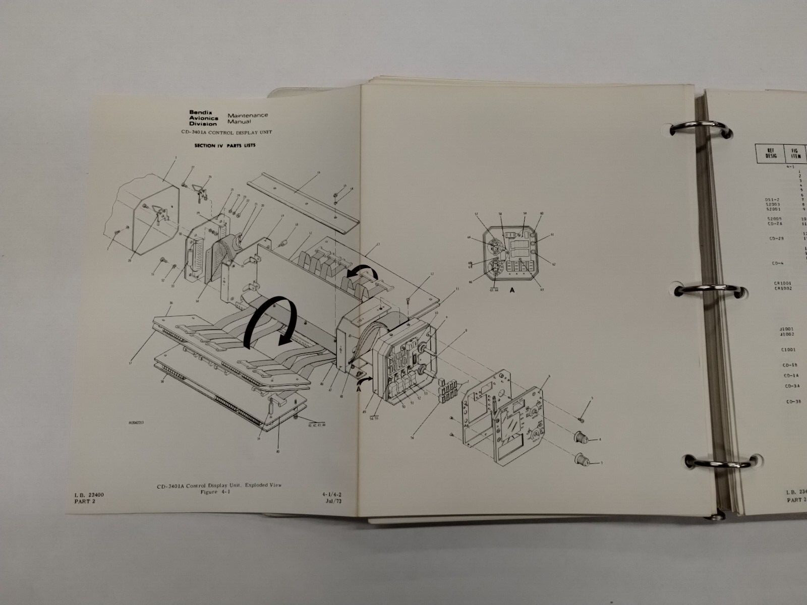 Bendix RNS-3400 Area Navigation System Maintenance Manual July 1973-Original