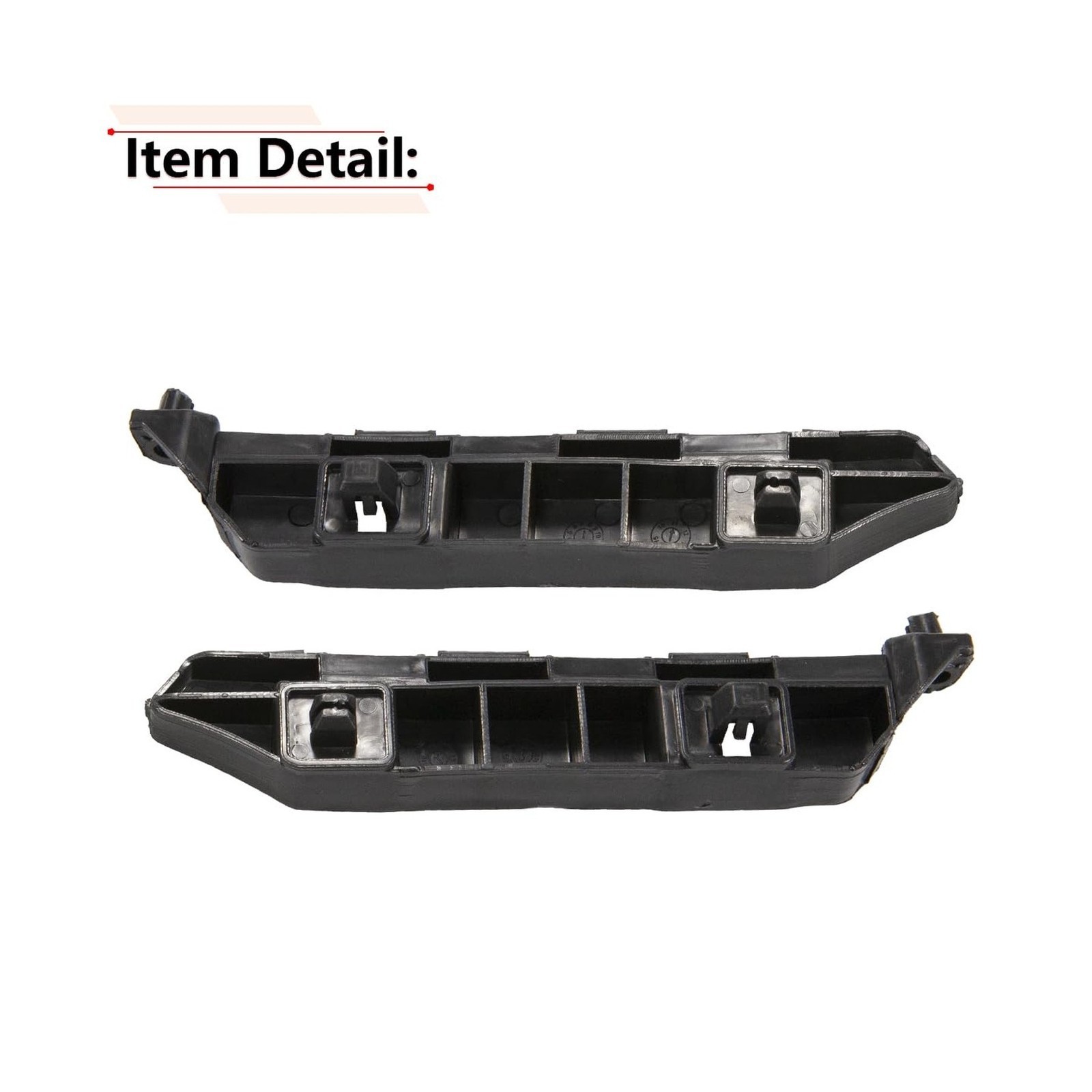 Front Bumper Bracket Fit For Honda Civic 2012-2015 - Dr/Pass Pair