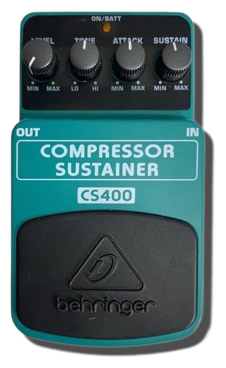 BEHRINGER CS400 Sustainer Compressor Pedal 5701 Tested & Works