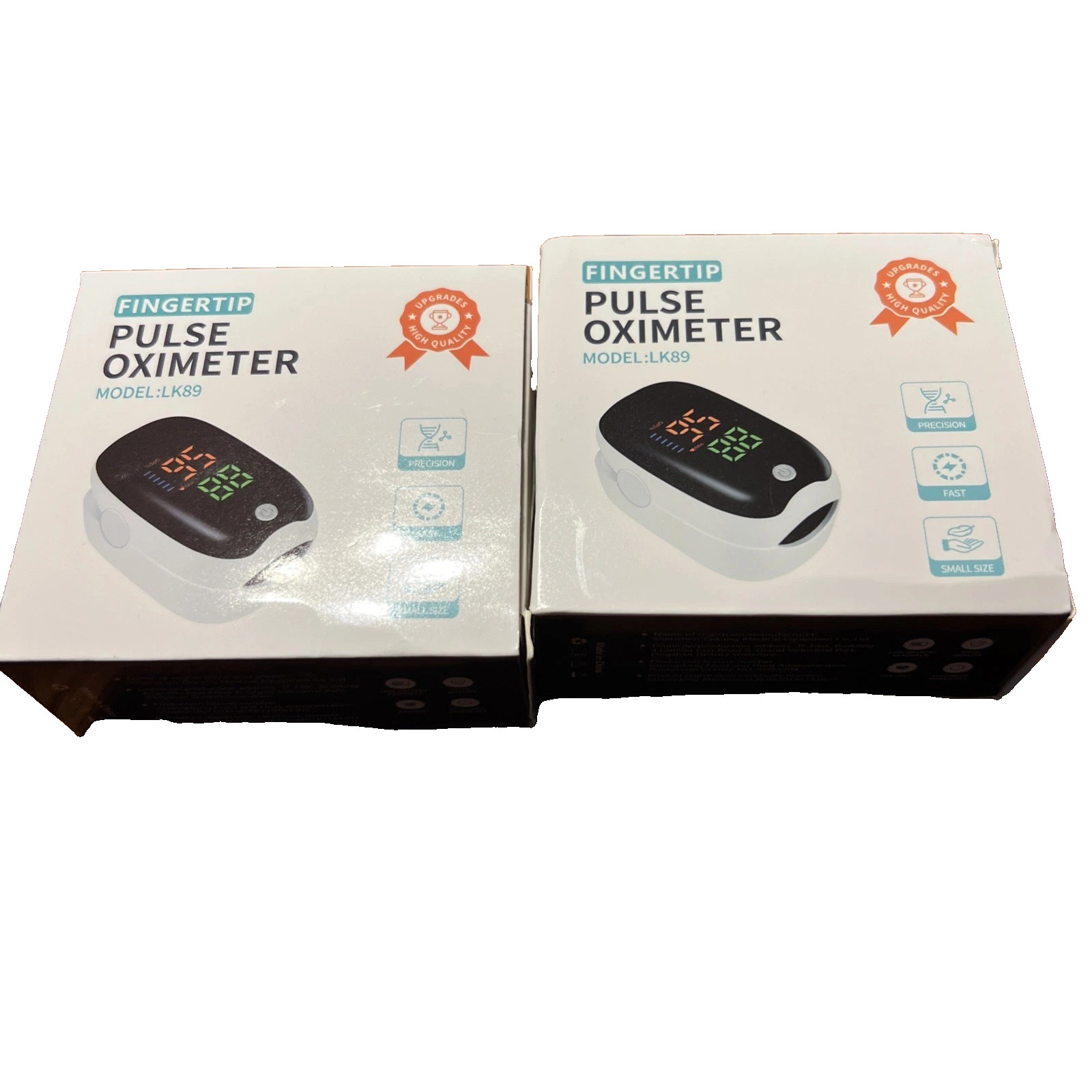 Pack of 2 ~ Fingertip Pulse Oximeter LK89