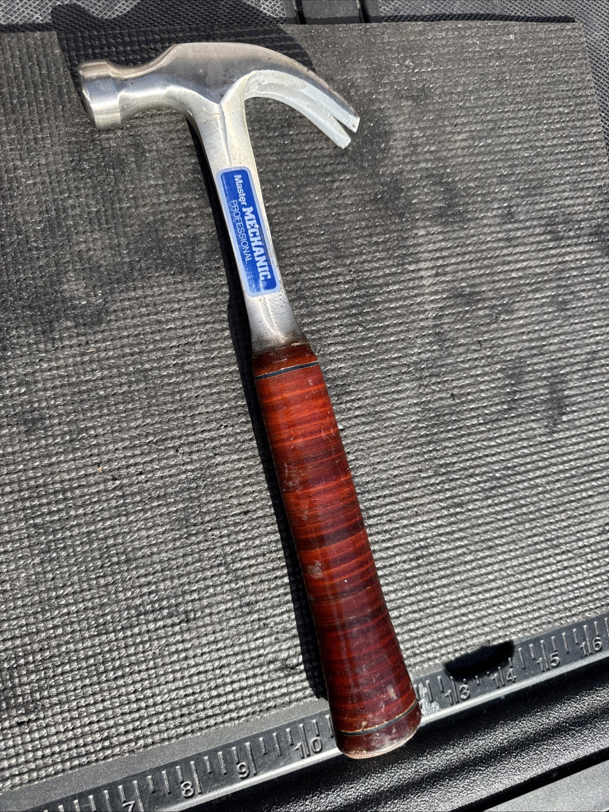 Master Mechanic Professional Rare Leather Cotter & Co Hammer USA MADE MM16C Nos