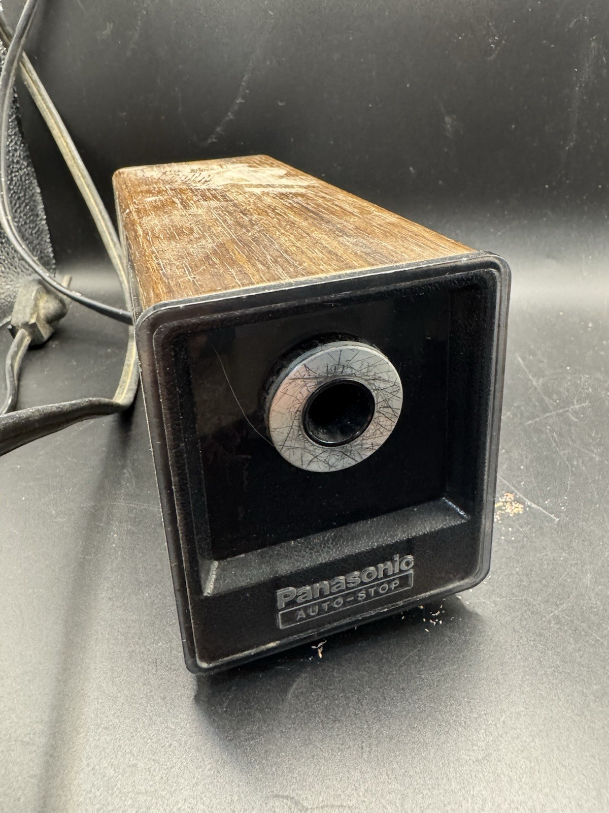 Vintage Panasonic KP-77A Auto-Stop Electric Pencil Sharpener Japan Works