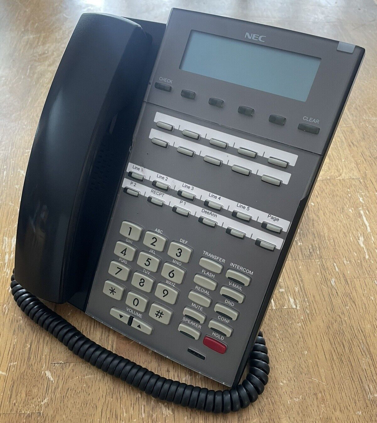NEC 1090020 DSX 22B Display Tel BK Phone DX7NA-22BTXH GOOD LCD - 1 Year Warranty