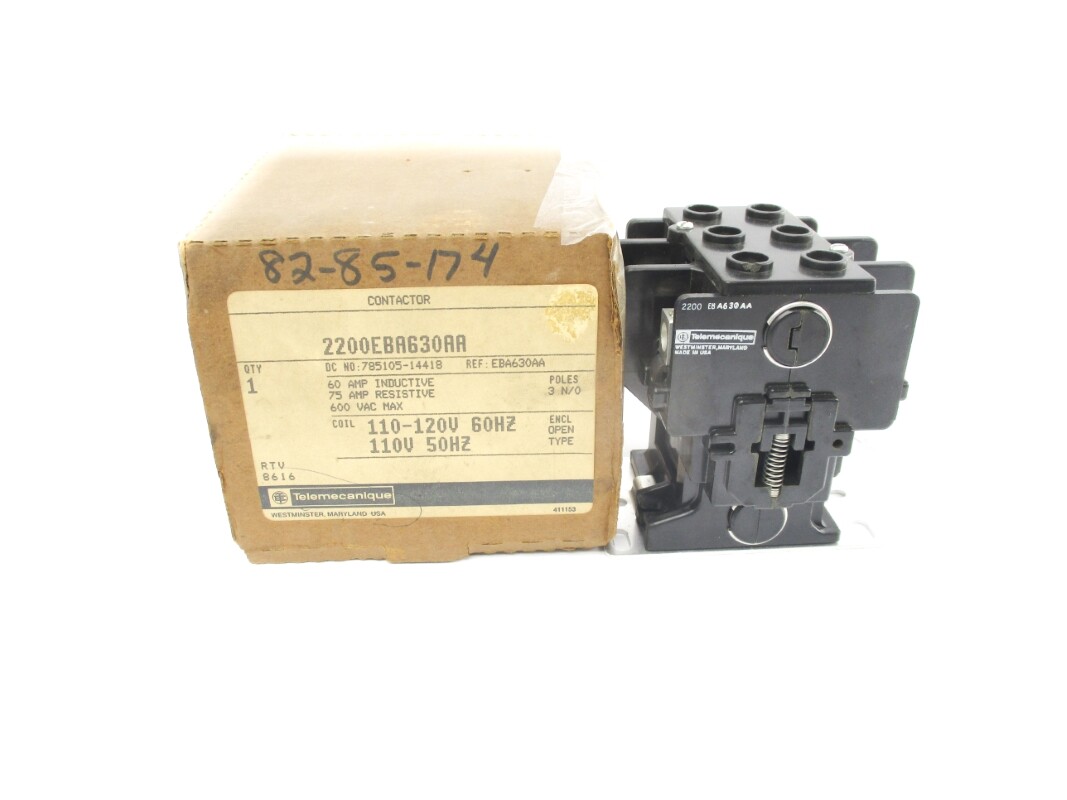 TELEMECANIQUE 2200EBA630AA 110-120V 75A NSMP