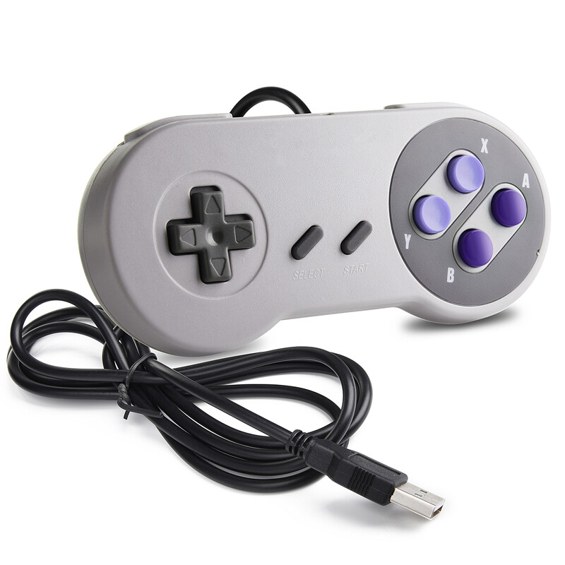 USB Wired N64 / SNES / NES Gaming Controller Gamepad Joystick For PC LAPTOP MAC