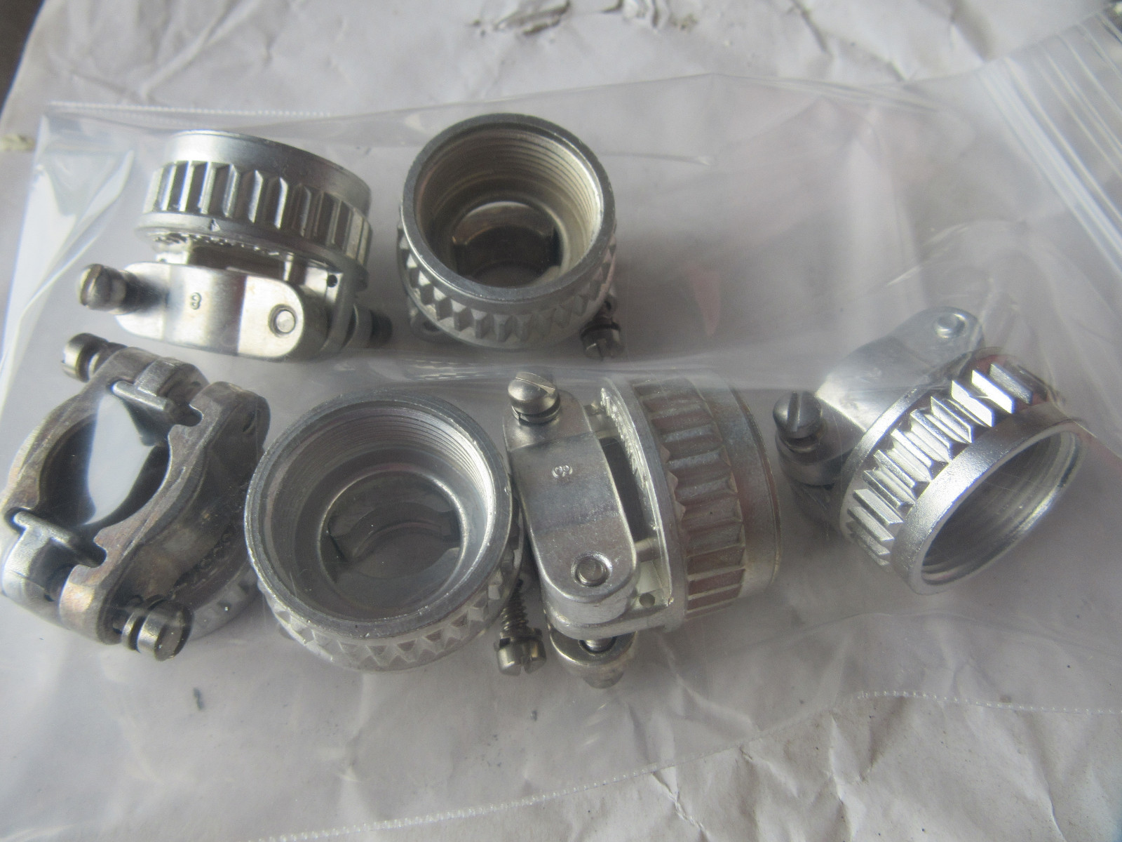 (6) Crown MS3057-8A Mil Spec Strain Relief & Adapter Clamp NEW!!! Free Shipping