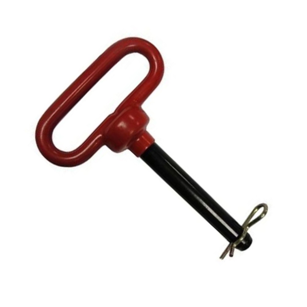Red Handle Hitch Pin 7" OAL x 0.625" Diameter w/ 4" Usable Length S70052100