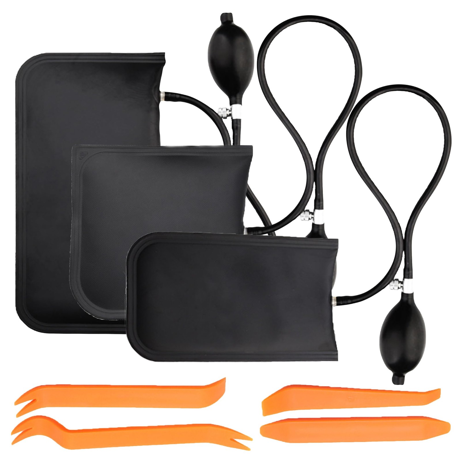 3 PCS Air Wedge Bag With Long Hose Commercial Inflatable Shim Pump Airbag