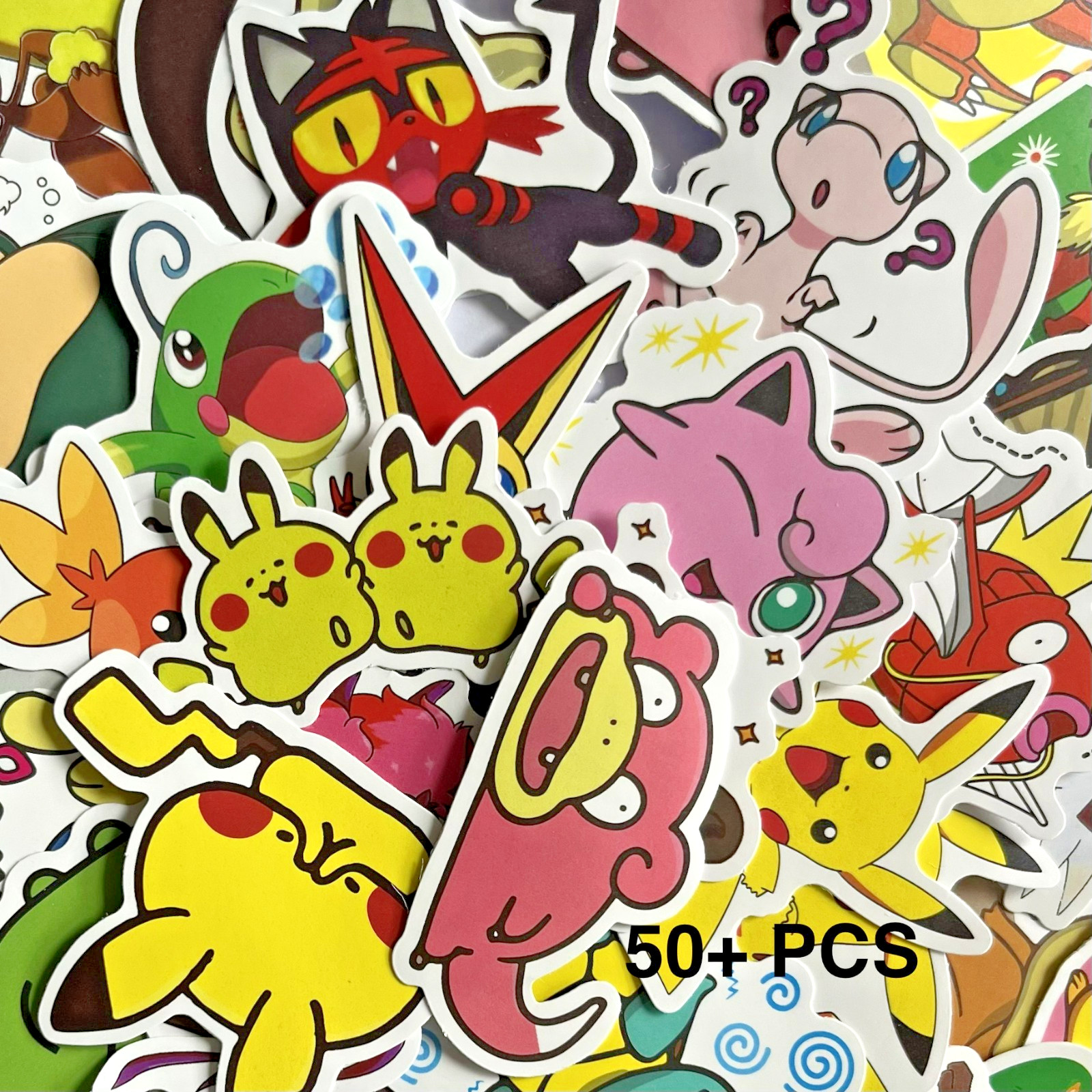 50+ Pokemon Stickers Cute & Classic Mix Waterproof Kids Gift Laptop Decals