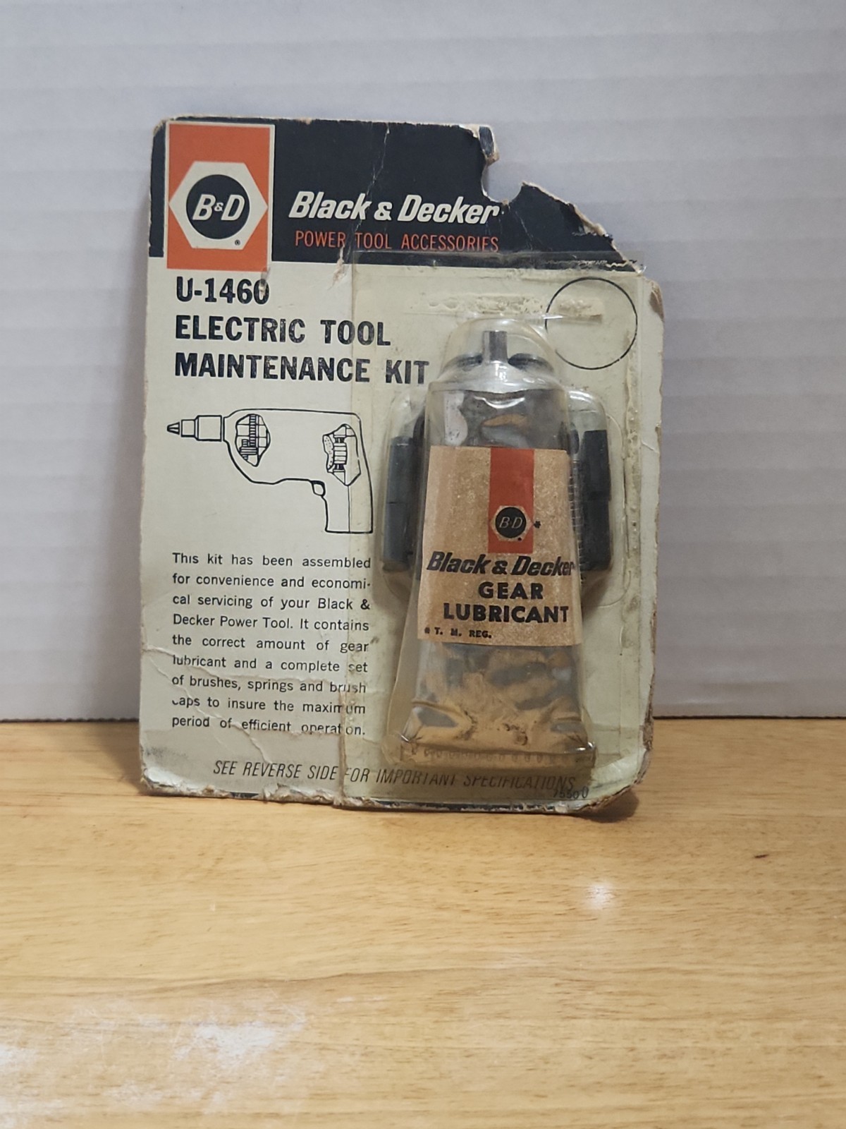 Vintage Black & Decker Electric Tool Maintenance  Kit