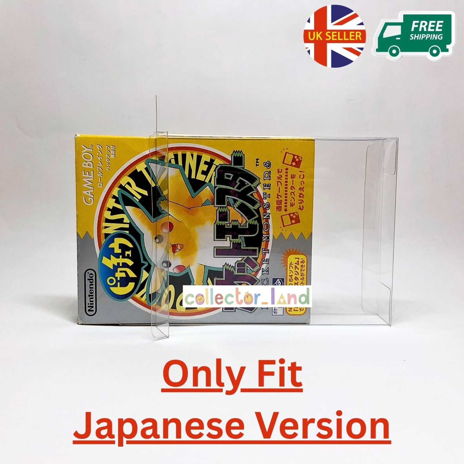 Japanese Gameboy Colour GBC Game Box Protector Nintendo Display Case NTSC Color