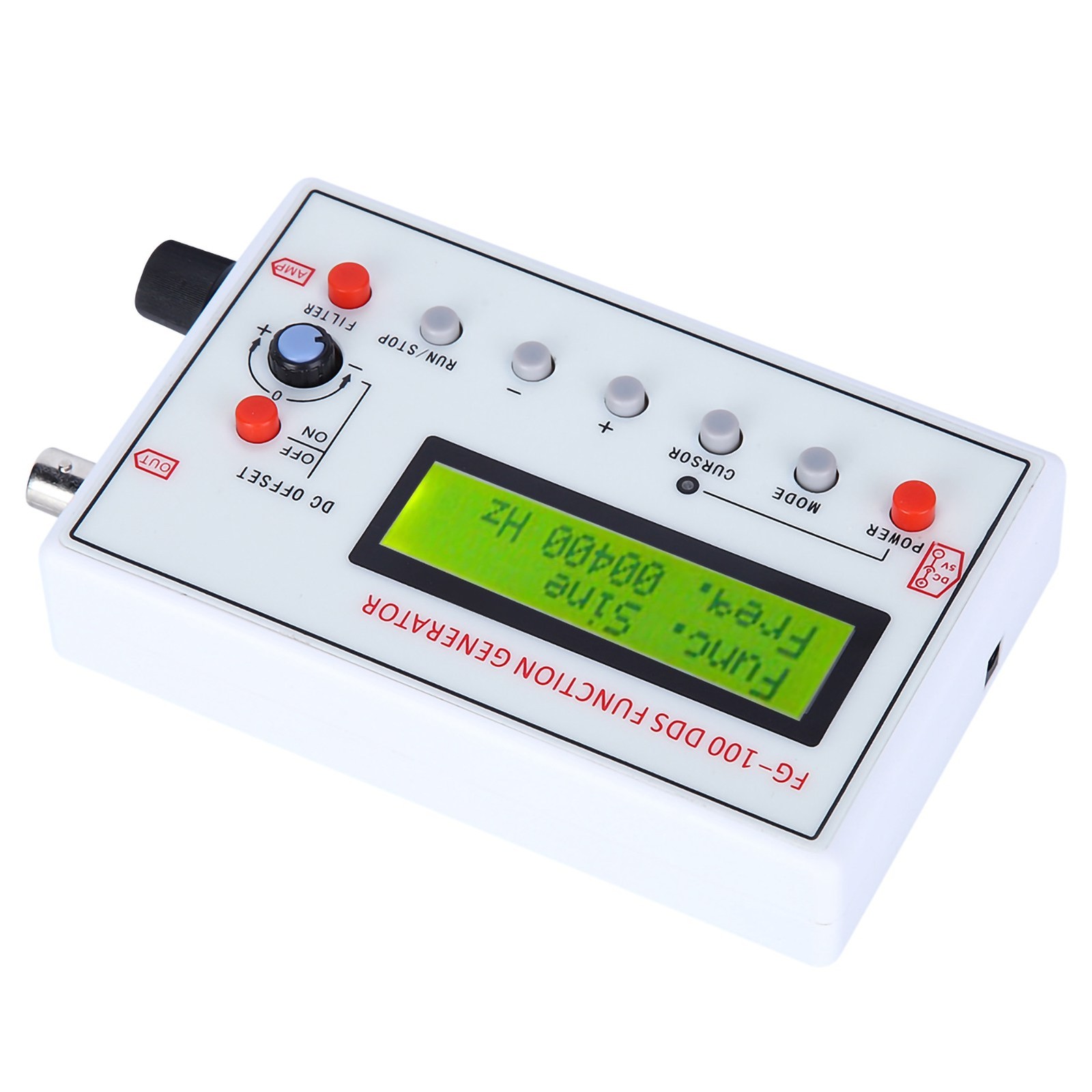 DDS Generator Sine Frequency 1HZ-500KHz Counter Signal Source Generator Meter