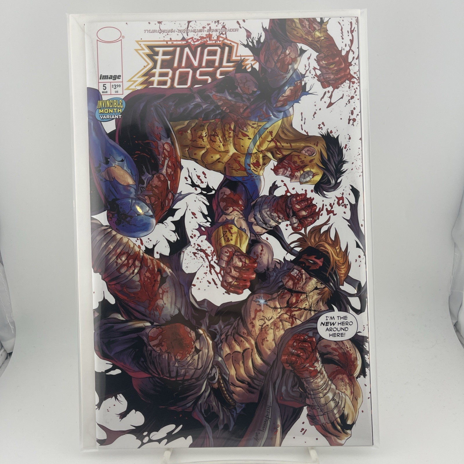 Final Boss #5 Tyler Kirkham Invincible Team Up Variant NM