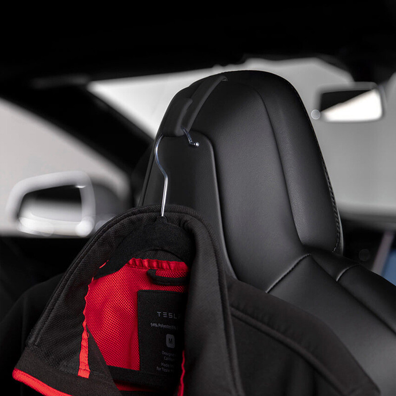For Tesla Model S X Aluminum Coat Hook Headrest Backseat Clothes Suit Hanger