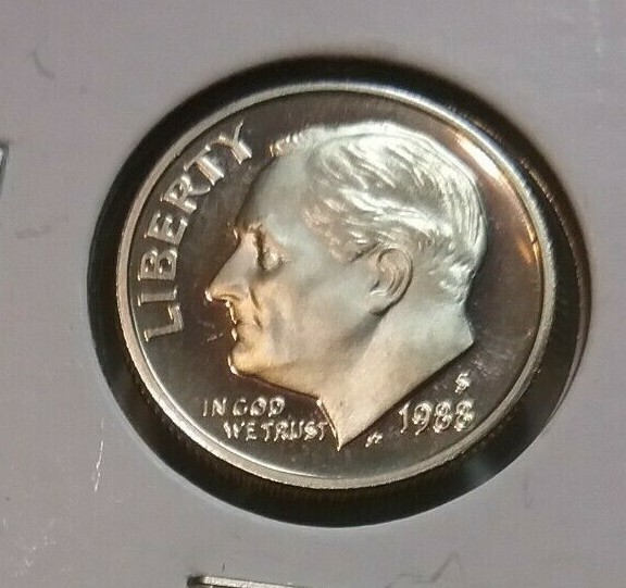 1988 Roosevelt Dime  S - PROOF
