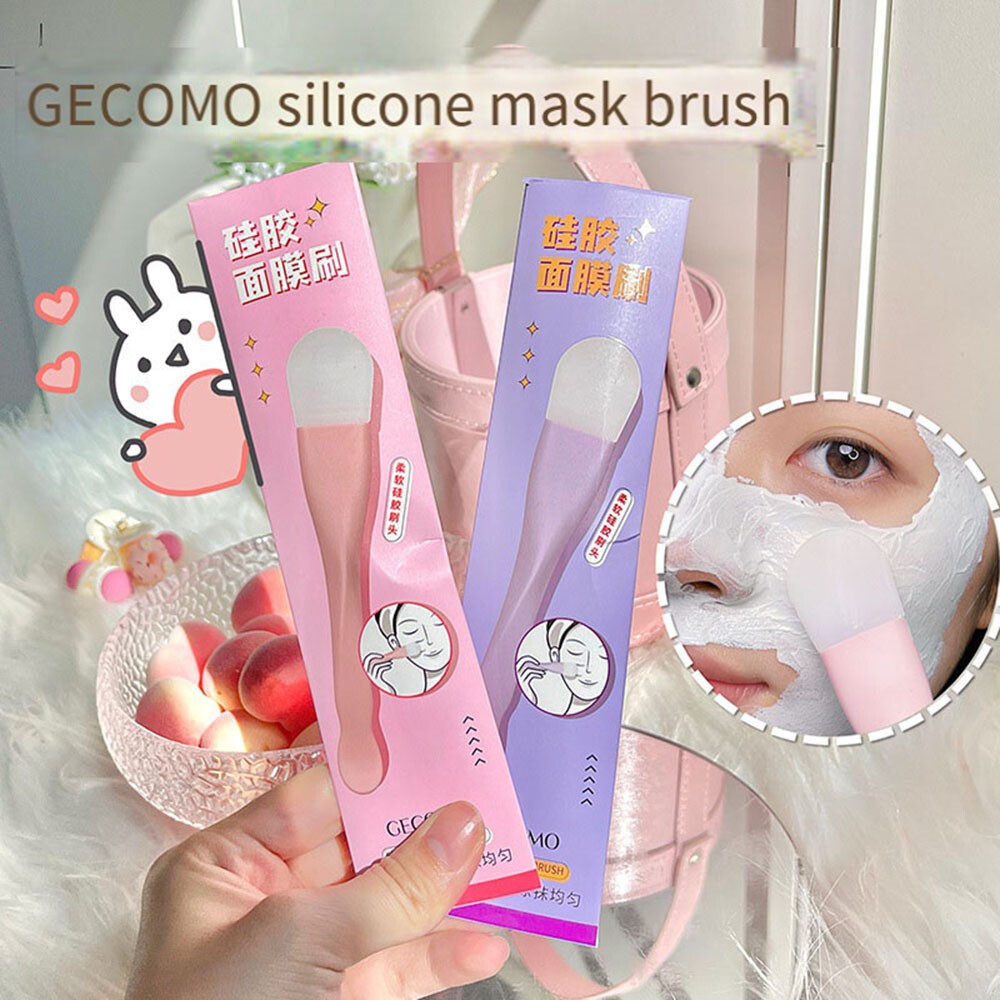 Silicone Facial Mask Brush Face Cleaning Scraper Beauty Tool Facial Mask Brush *
