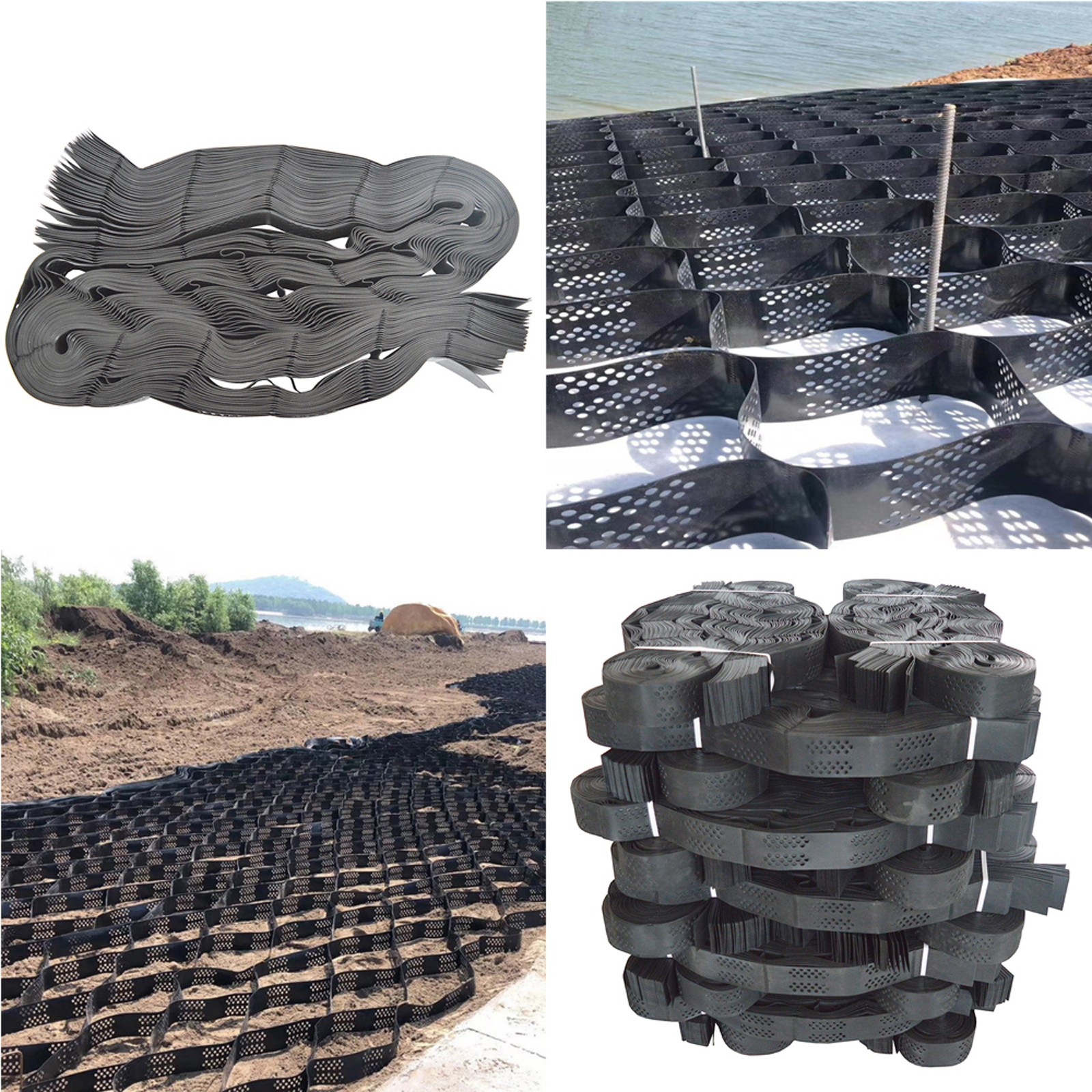 Multi-functional High Strength Geocell 2m*4m*7.5cm 8㎡ for Foundation & Slope