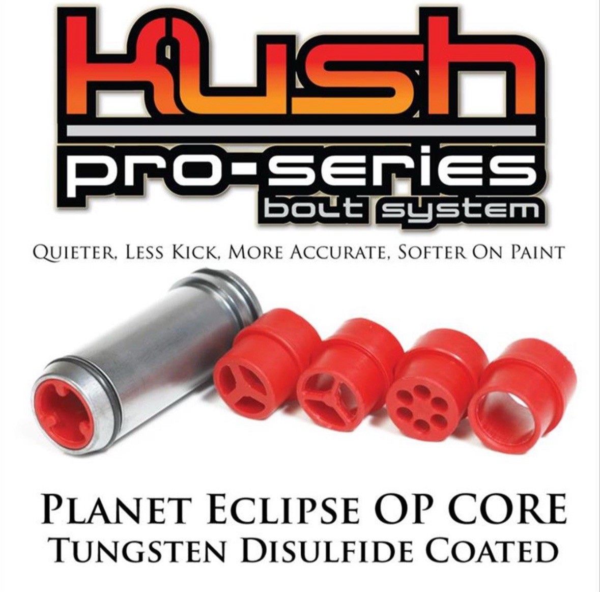 TechT Tungsten Disulfide Bolt Upgrade For Planet Eclipse CS3 And OP Core Markers
