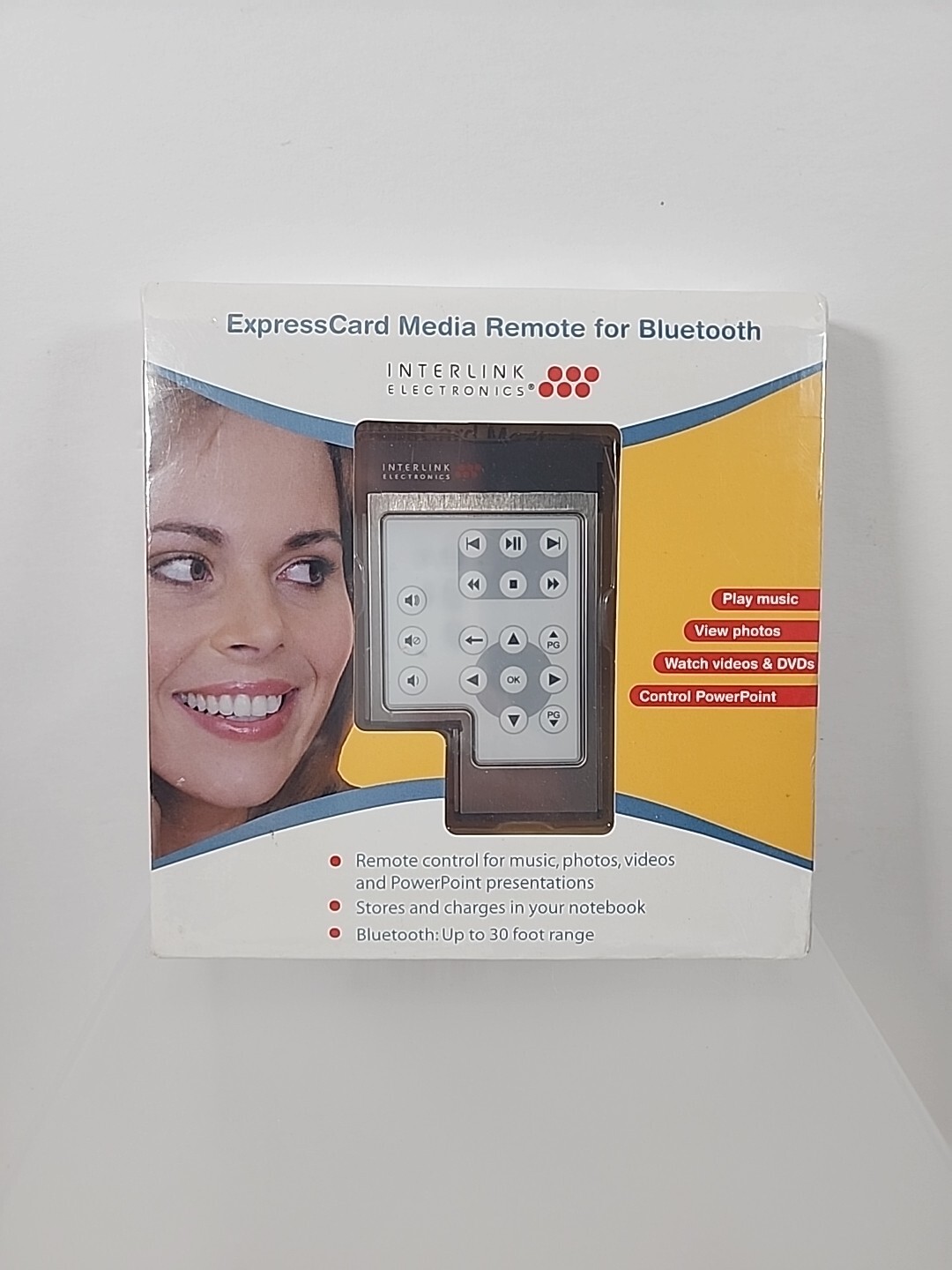 New!! Interlink Electronics VP6600R ExpressCard Media Remote for Bluetooth