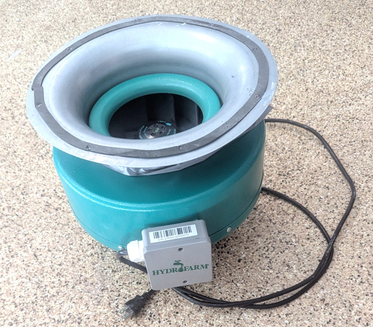Hydrofarm ACDF8 Active Air 10 Inch Inline Hydroponic Fan with Mount