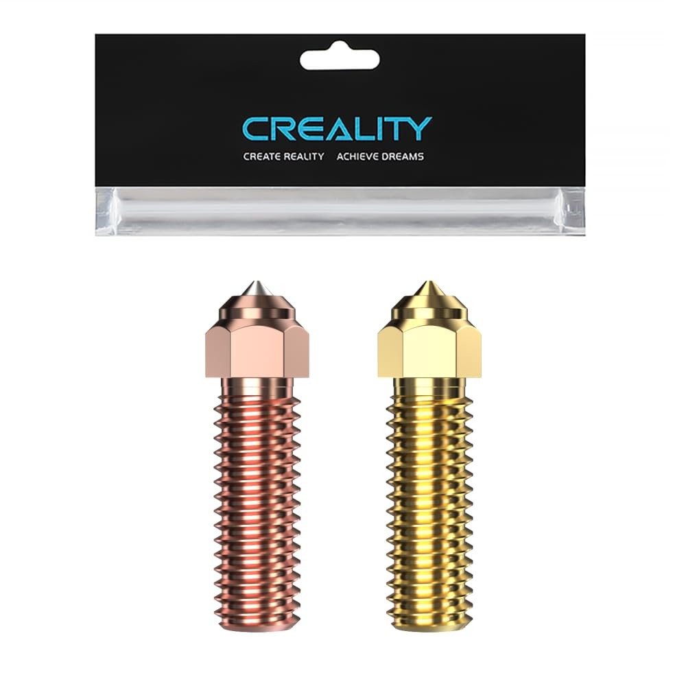 Official  Ender 3 V3 KE Nozzles 0.4Mm 2PCS, K1 Nozzles with High Speed and High