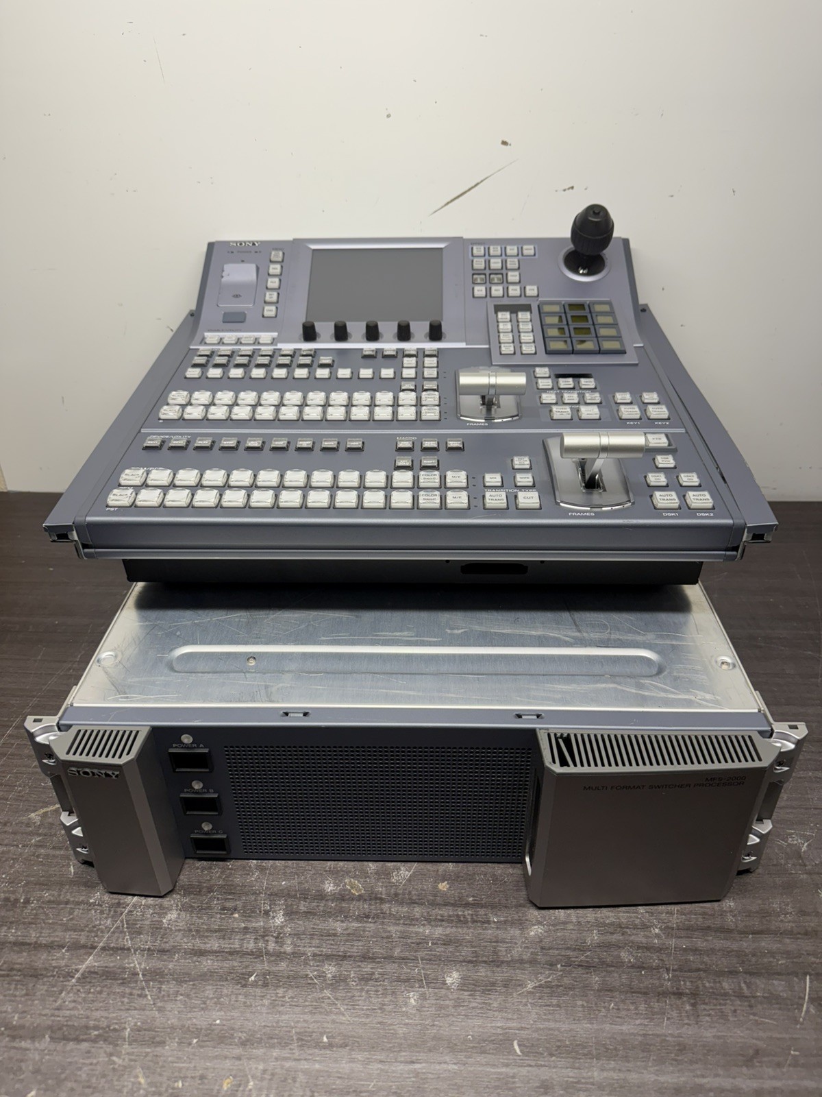 Sony Switcher MFS-2000 Switcher w/ MKS-2015 Control Panel - A428
