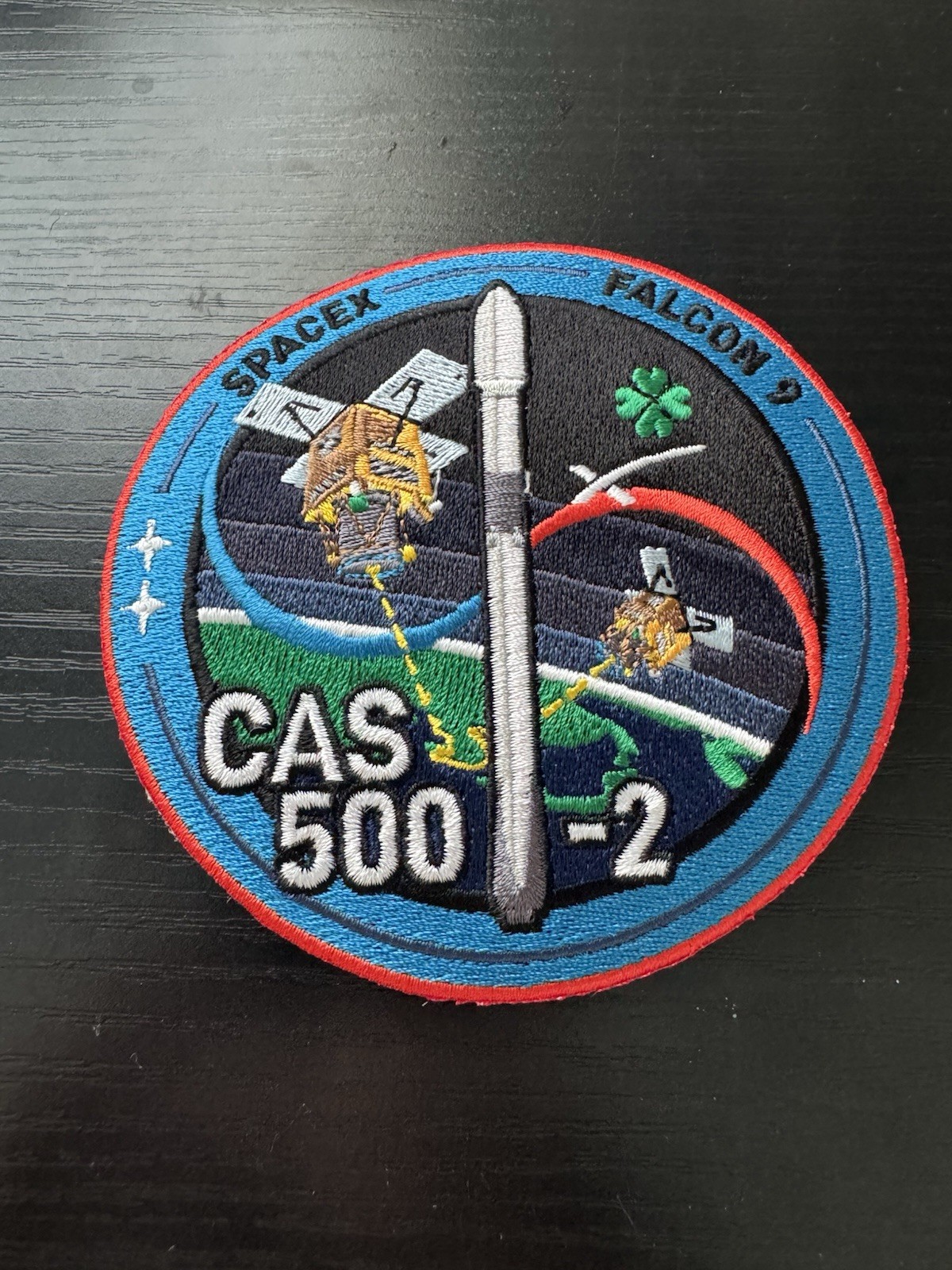 SPACEX CAS500-2 KOREA Falcon 9 Employee Mission Patch NASA