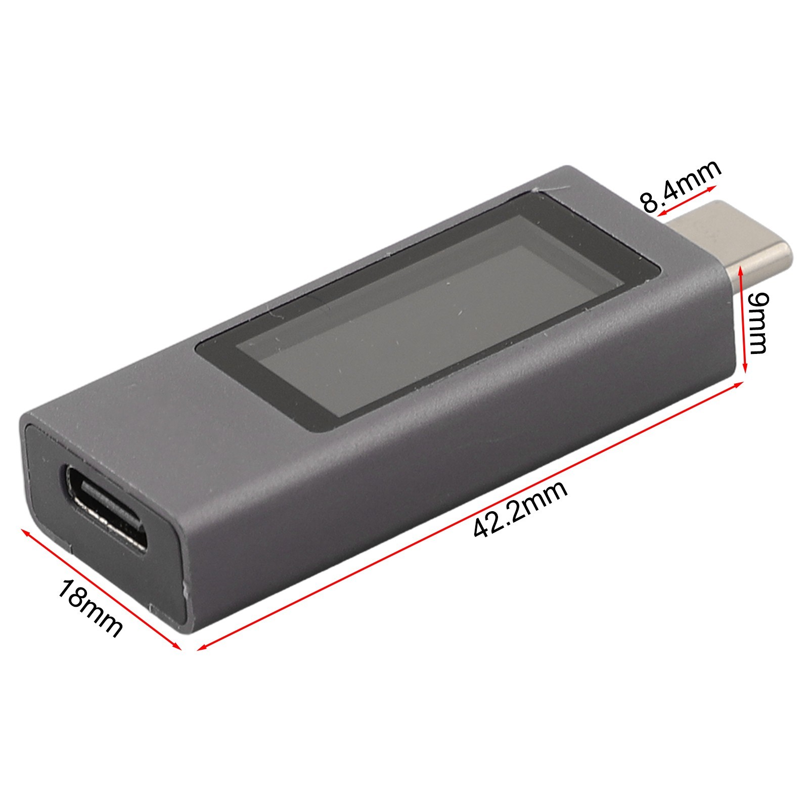 Tester Meter for Phone Charging Current Voltage Meter 2302C 240W