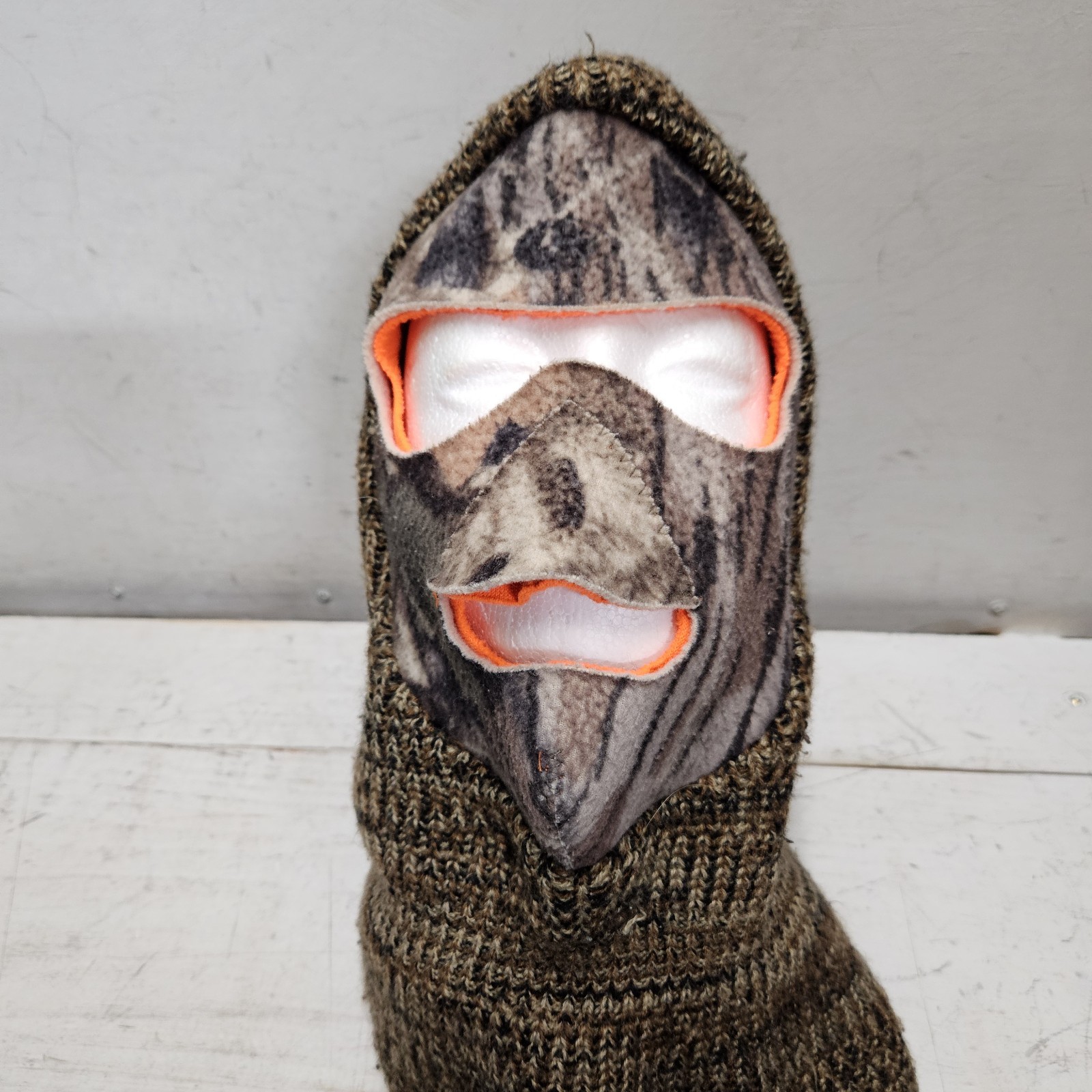 Vintage Camo Hunting Outdoor Face Mask Balaclava Winter Hat USA Made