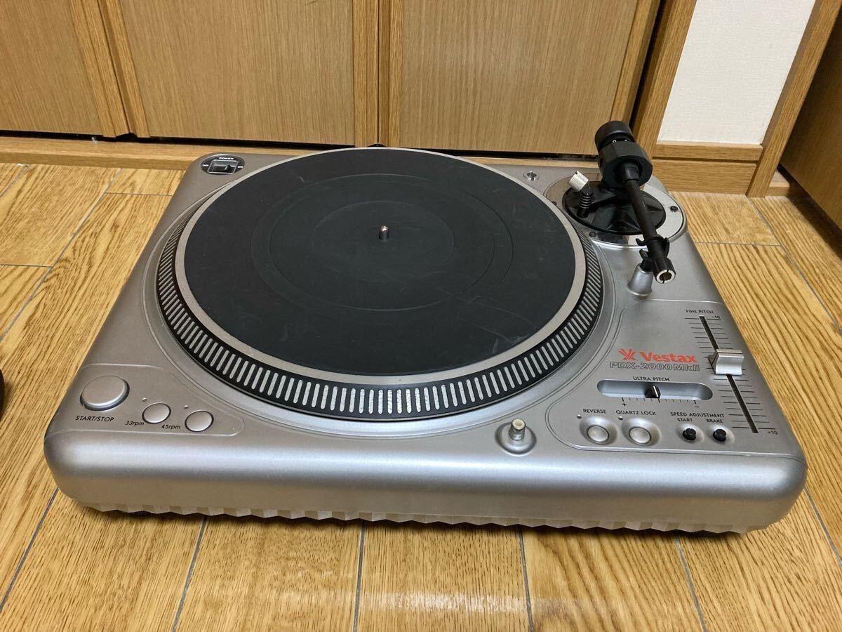 Vestax PDX-2000 MkII Direct Drive DJ Turntable MK2
