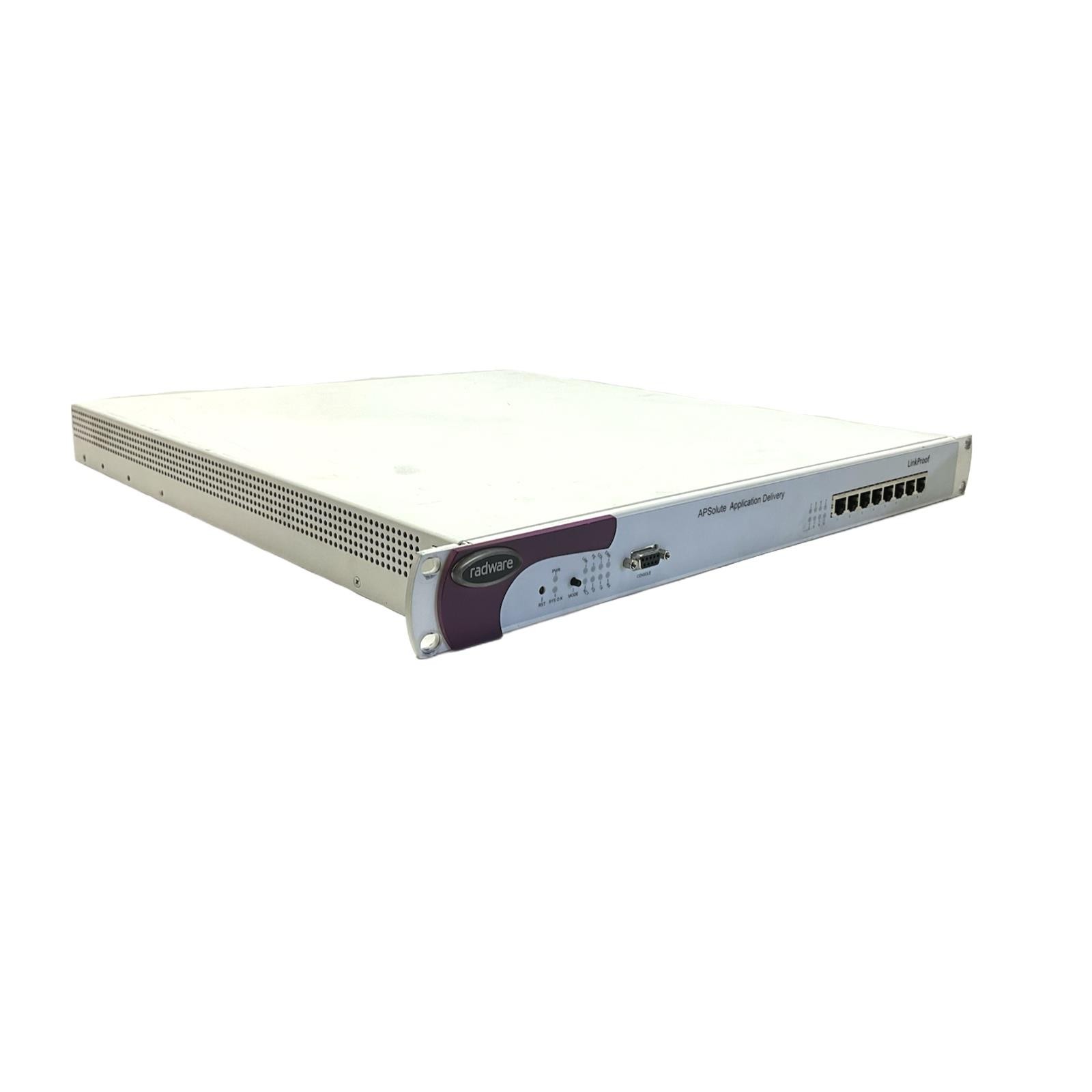 Pair Radware APSolute LinkProof Application Delivery 8 FE Port Load Balancer