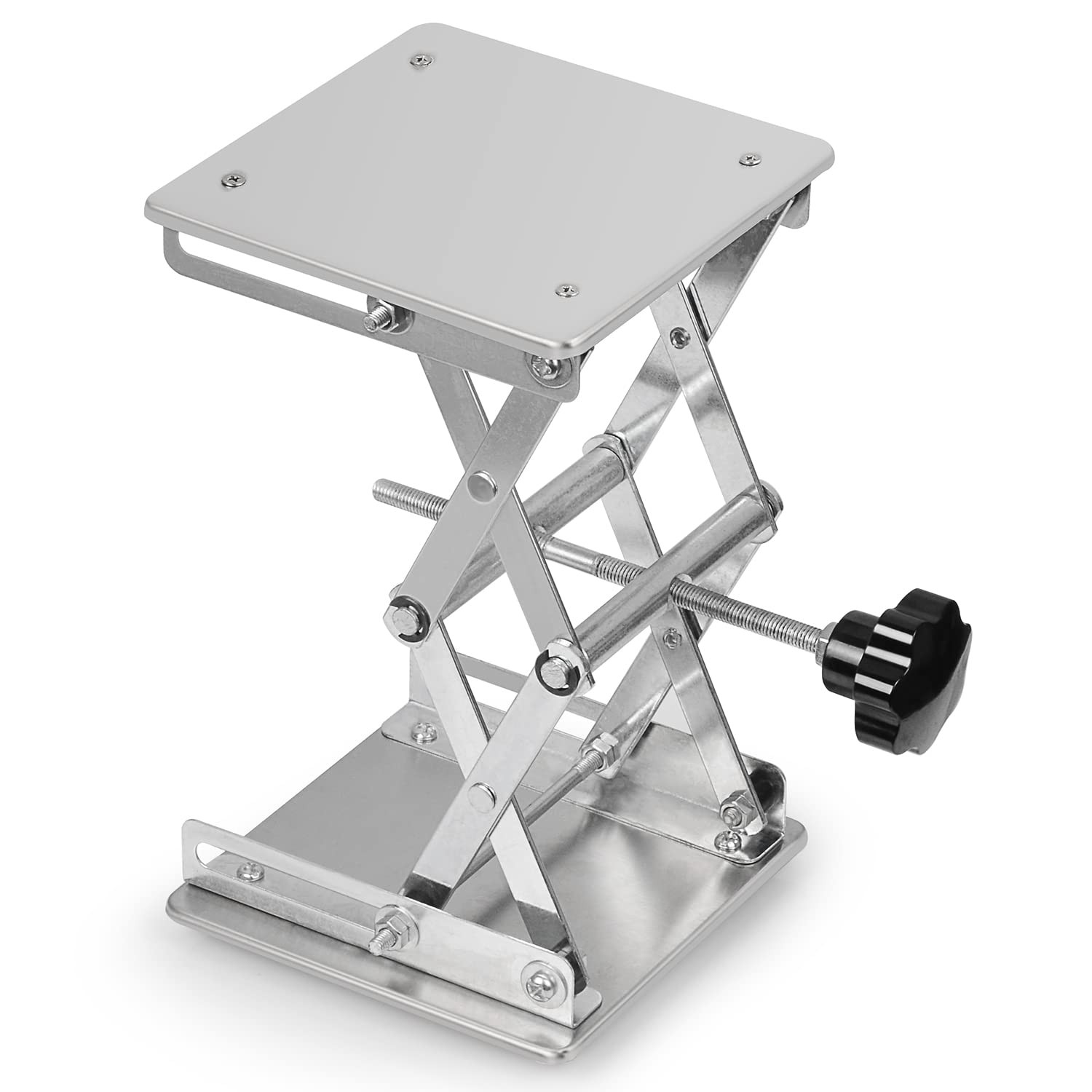 Lab Scissors Jack Stainless Steel Laboratory Lift Stand Table 150x150mm