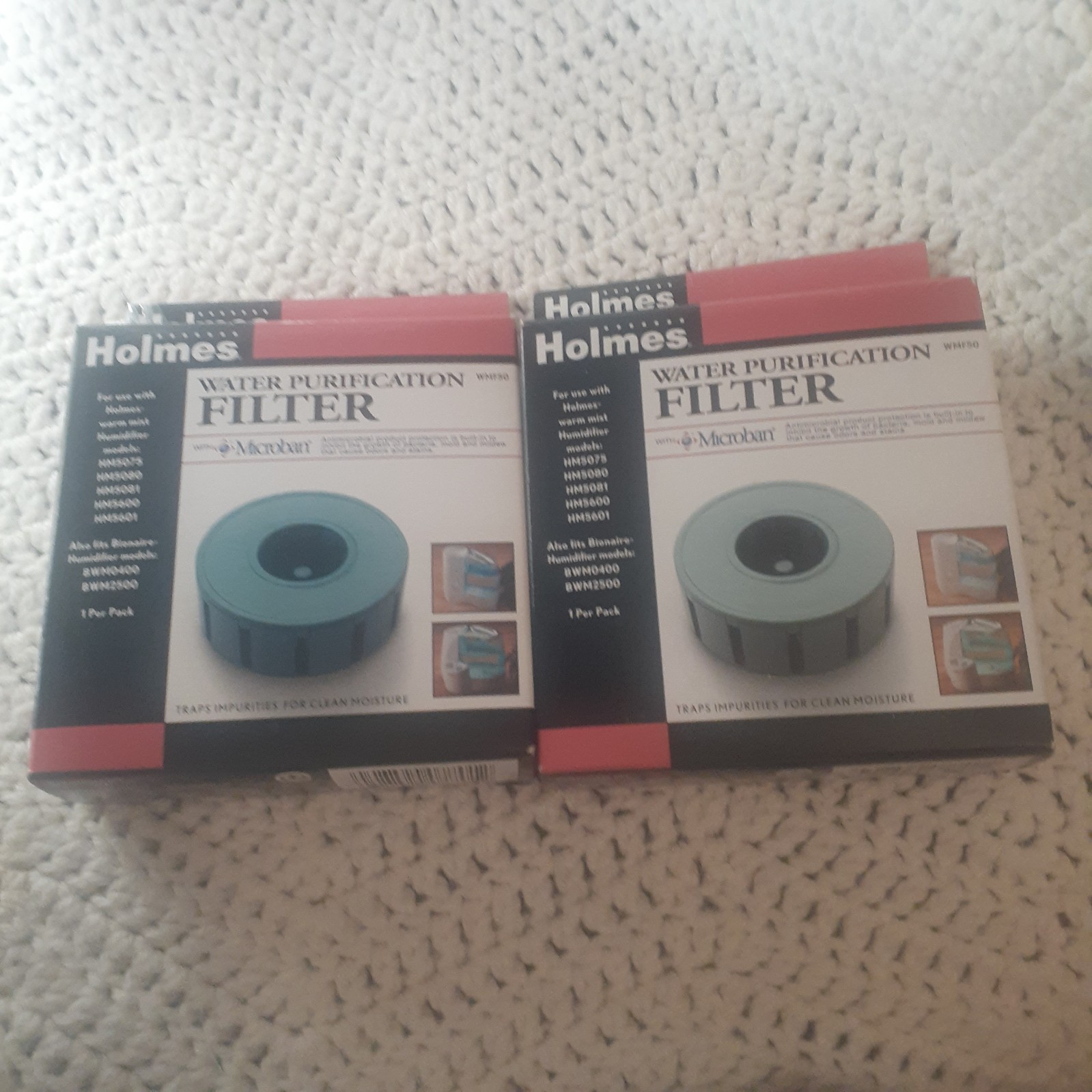 Lot of 2 Holmes WMF 50 Purification filter for warm mist humidifier