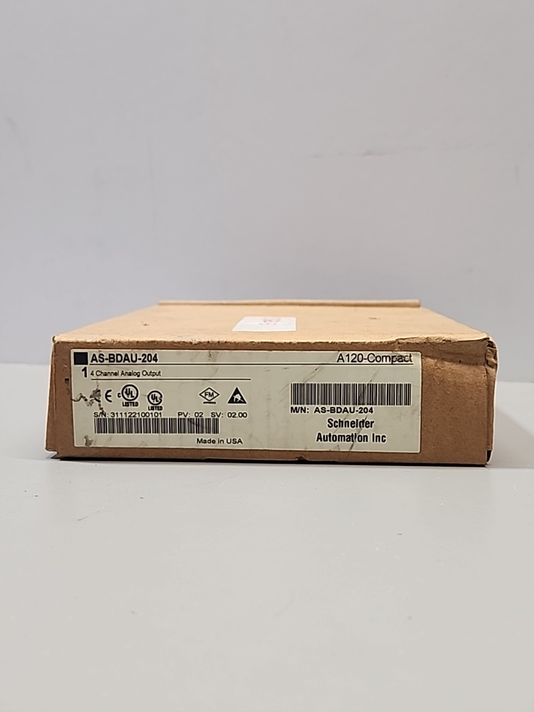 Schneider Electric AS-BDAU-204 Module 4 Channel Analog Output *New Sealed Box*