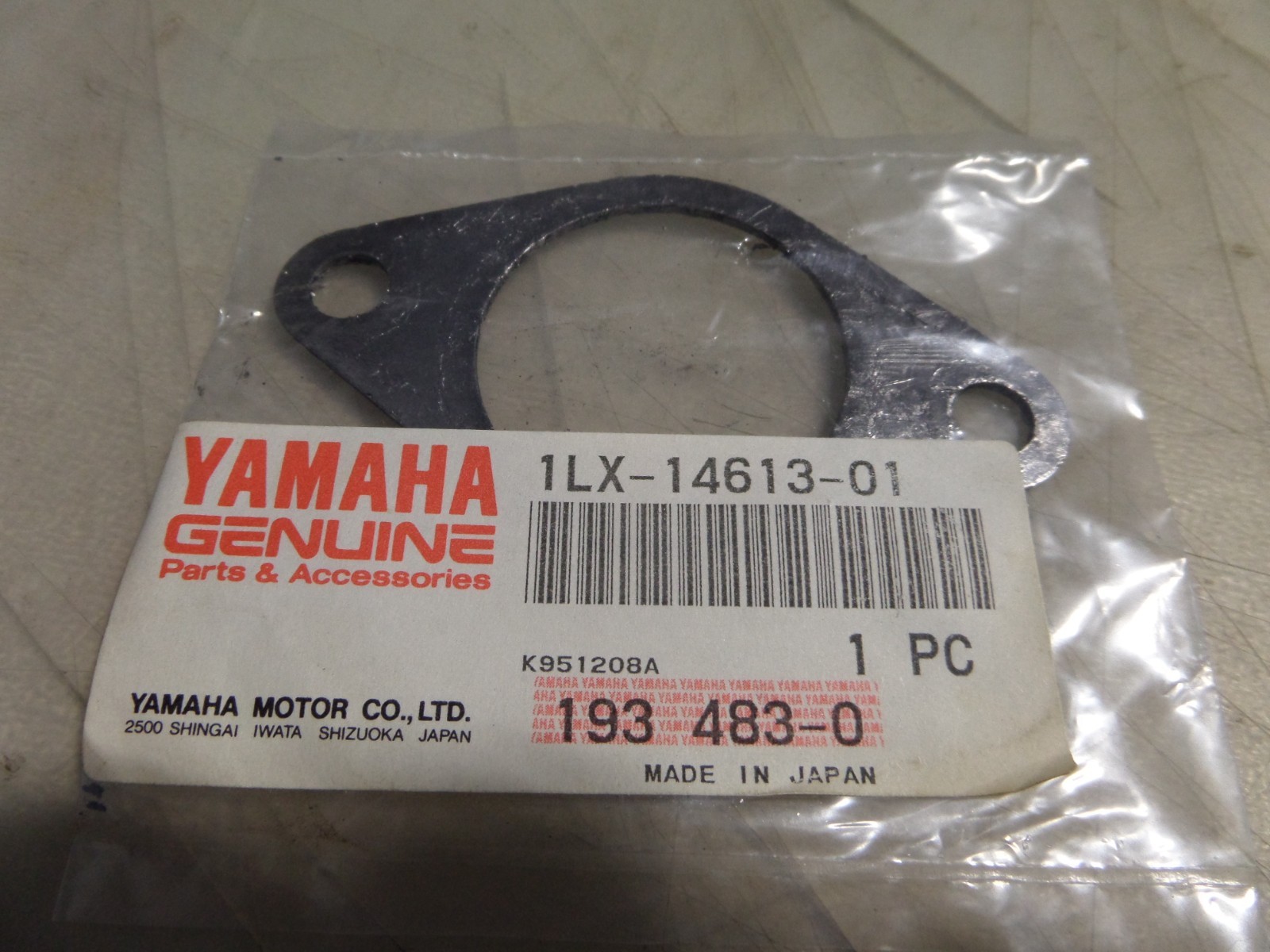 NOS Yamaha Exhaust Pipe Gasket 1986-1988 YZ125 1LX-14613-01