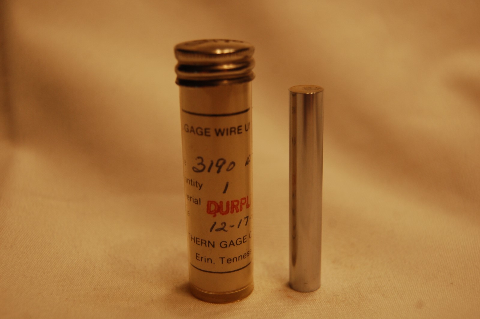 Machinist Gauge Pins .3190 Diameter Durplate - USA