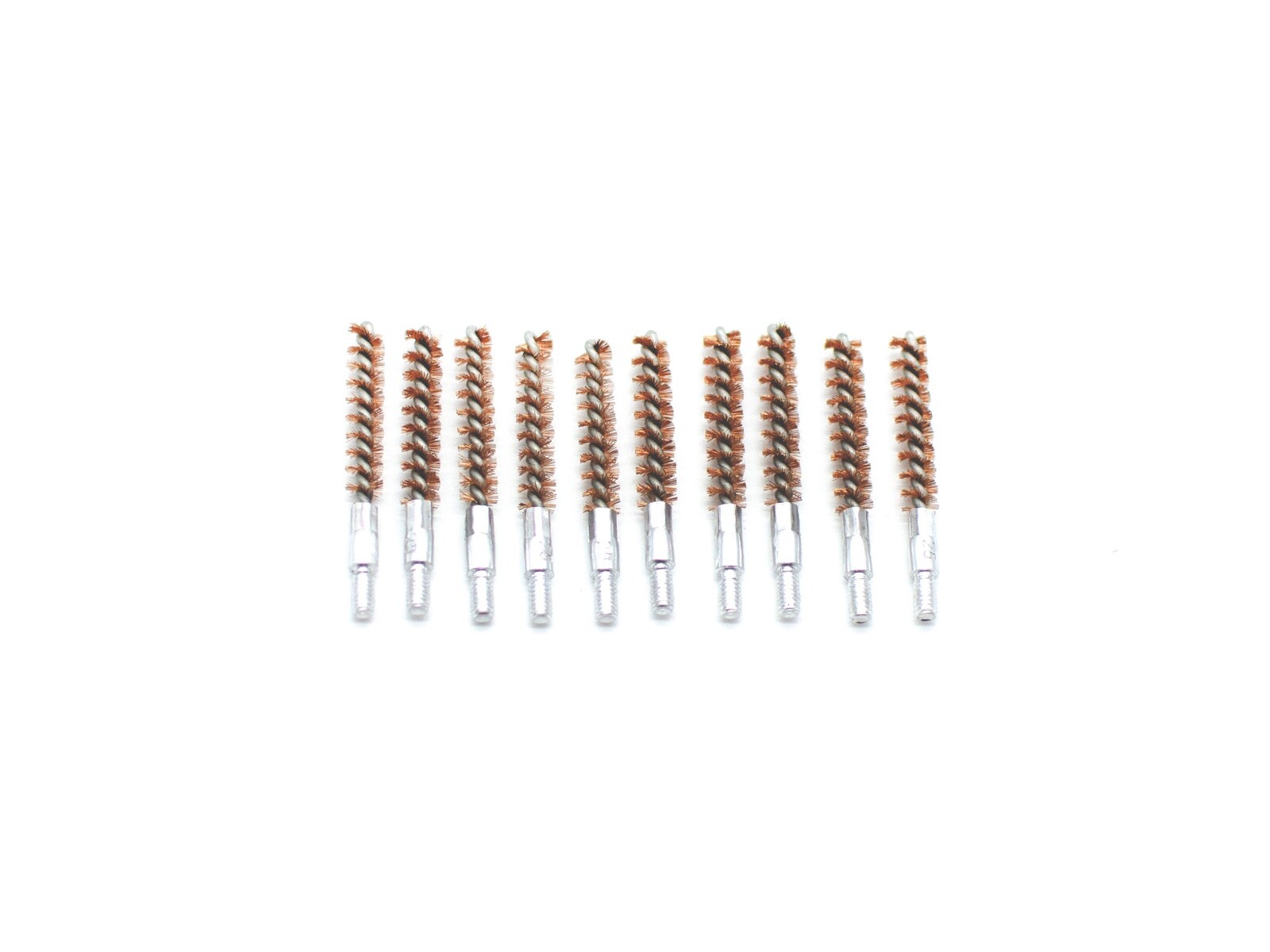 10 Pack- .25 Cal Phosphor Bronze Bore Brushes for Gun Cleaning and Maintenance