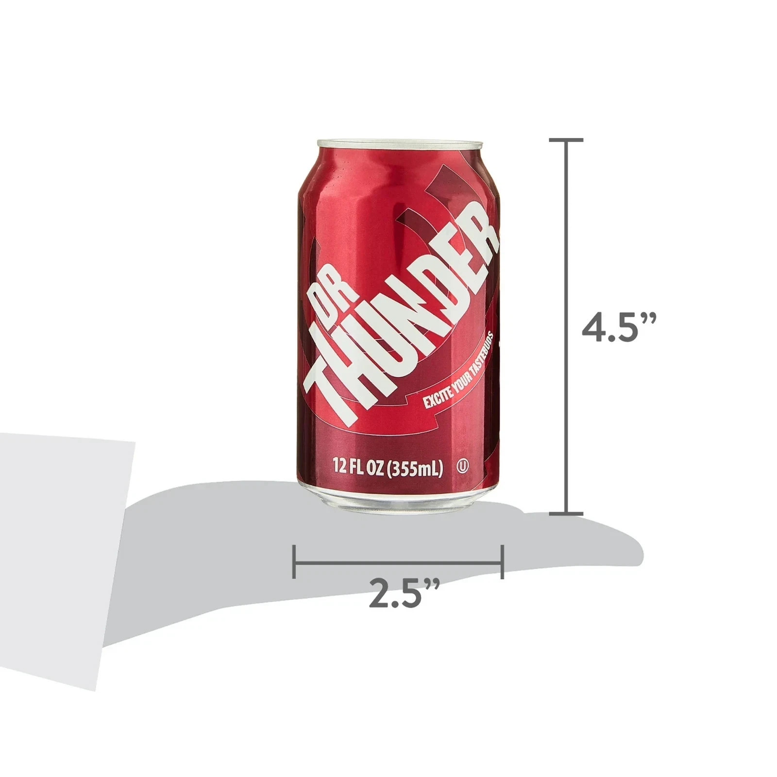 Great Value Dr Thunder Soda – 12 fl oz Cans, 24 Pack, Refreshing Soft Drink