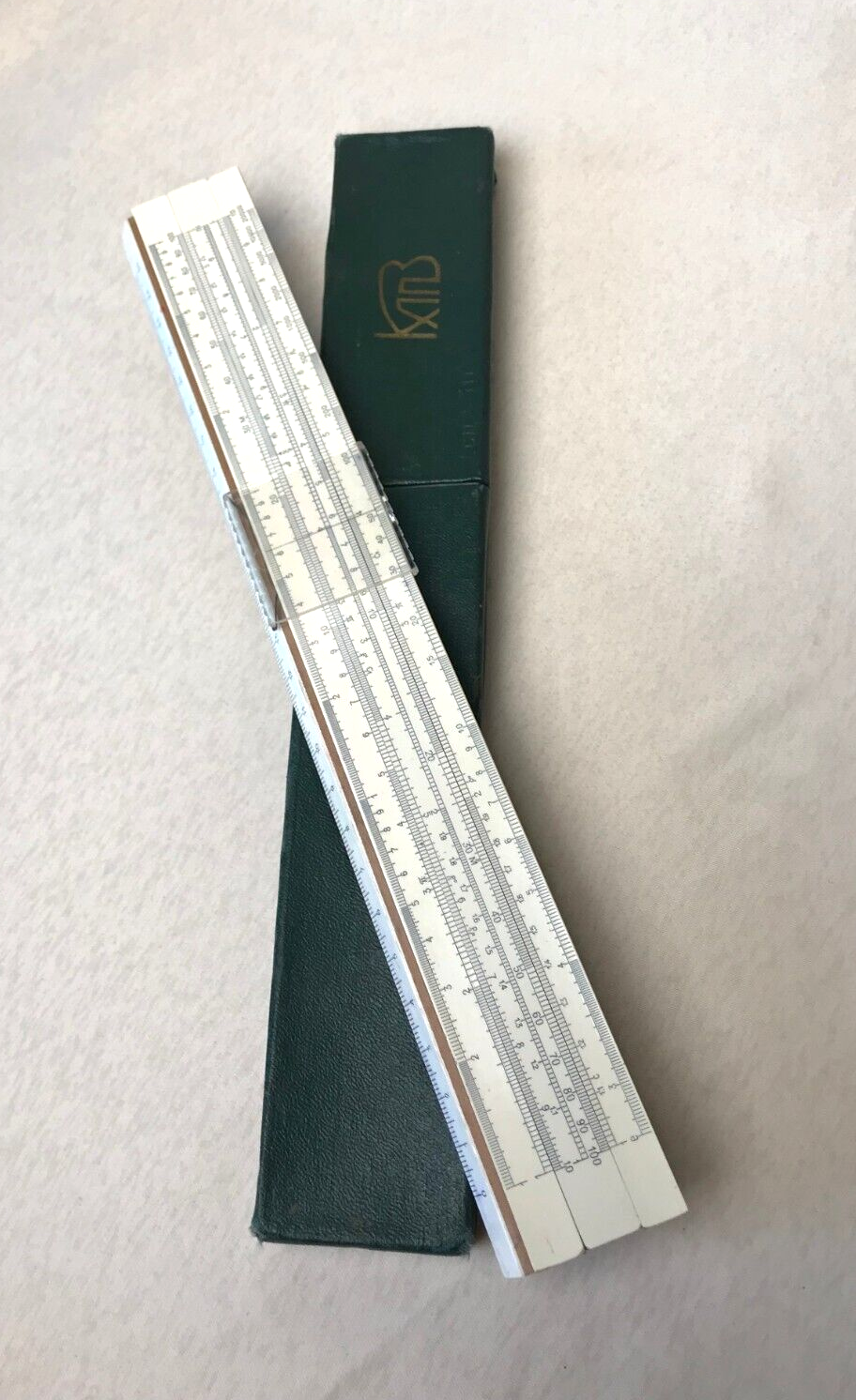 Vintage Soviet lagorithmic ruler 1974 USSR Сalculator Mathematical calculations