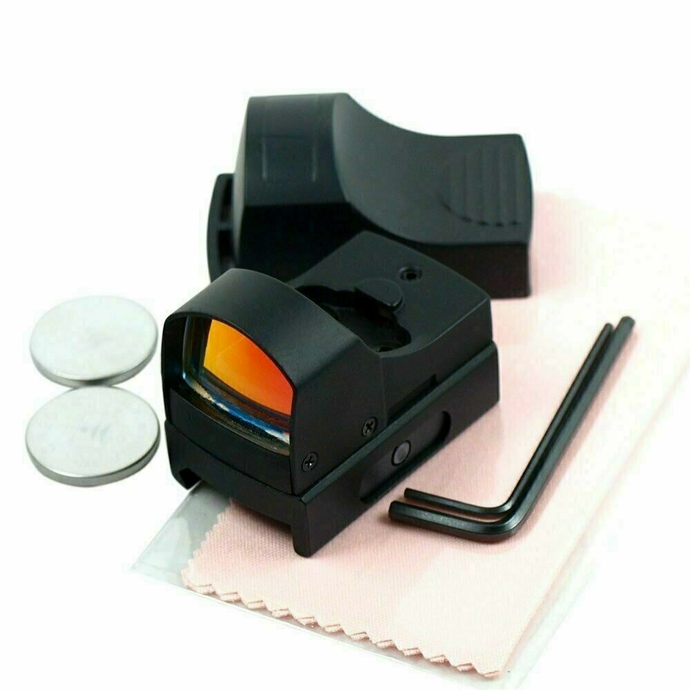 Mini Holographic Reflex Compact 3 MOA Red Dot Sight w/ Picatinny Weaver Mount