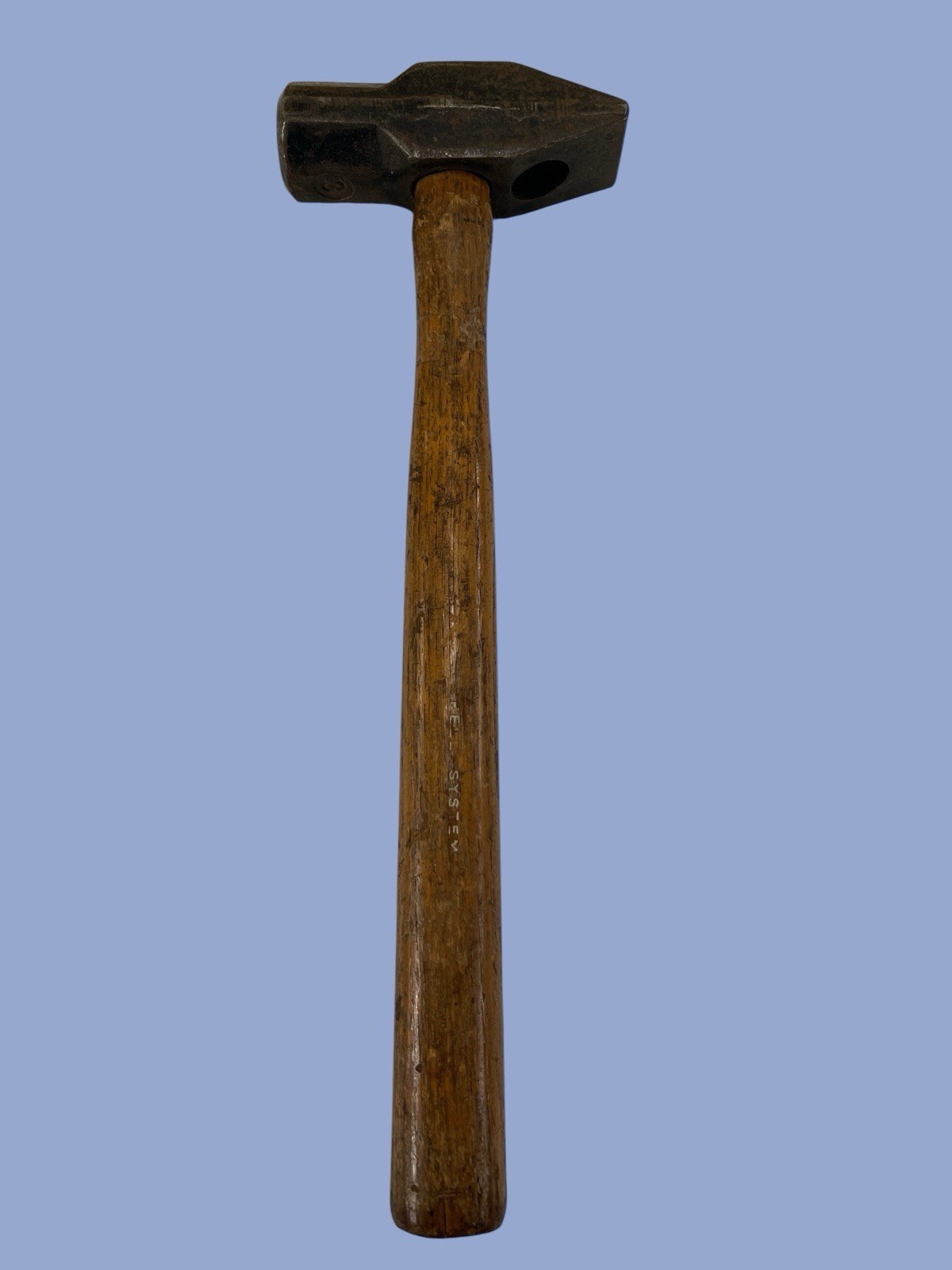 Vintage Bell Sysytem 3 LB. Linemans Cross Peen Sledge Hammer w/ Bell Handle WOW