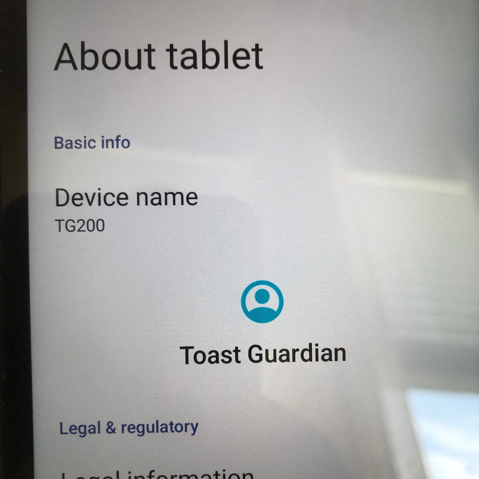 Toast TG200 Handheld POS Tablet Android 12 Restaurant Ordering System WiFi